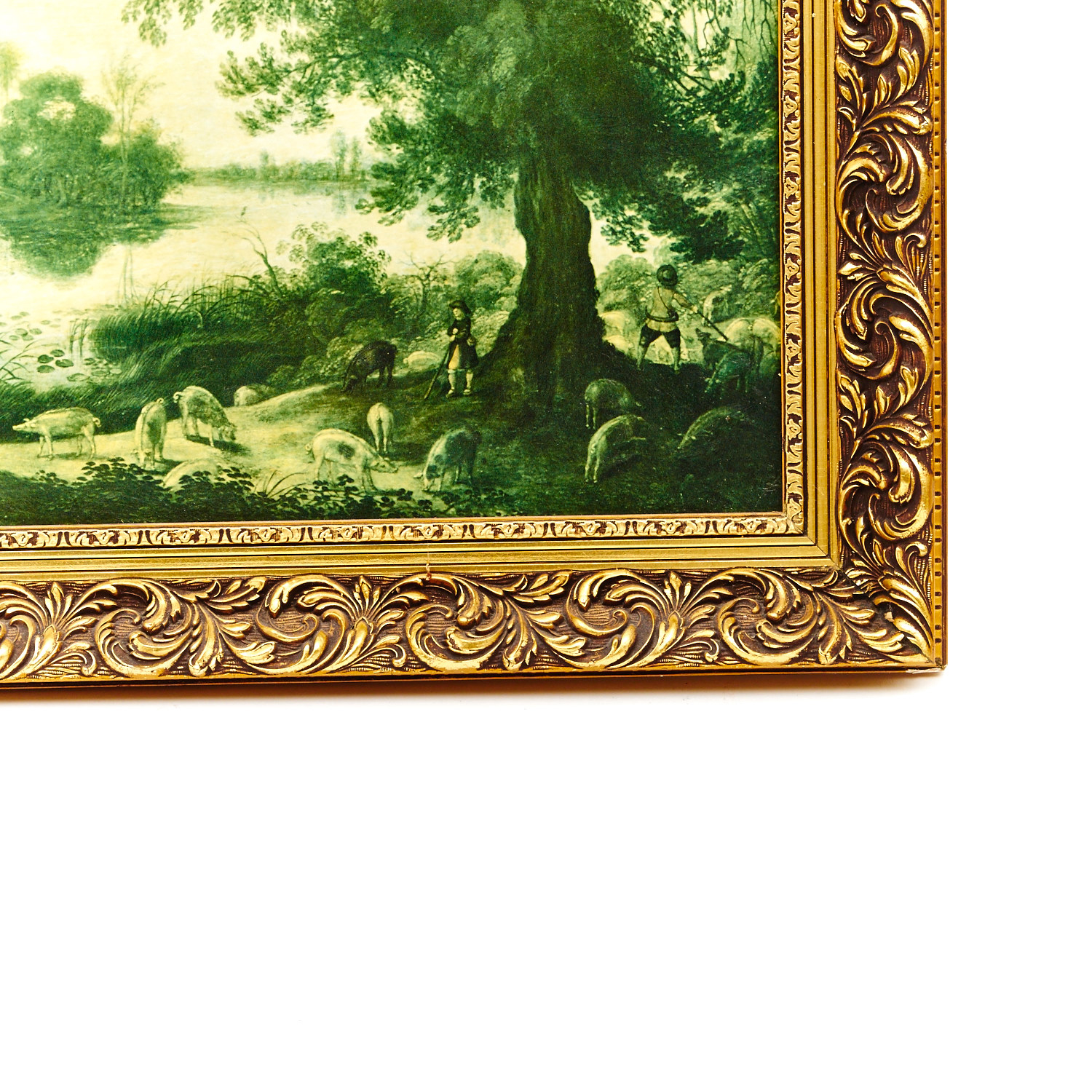 After Sebastian Vrancx Offset Lithograph "Landscape with a Lake"