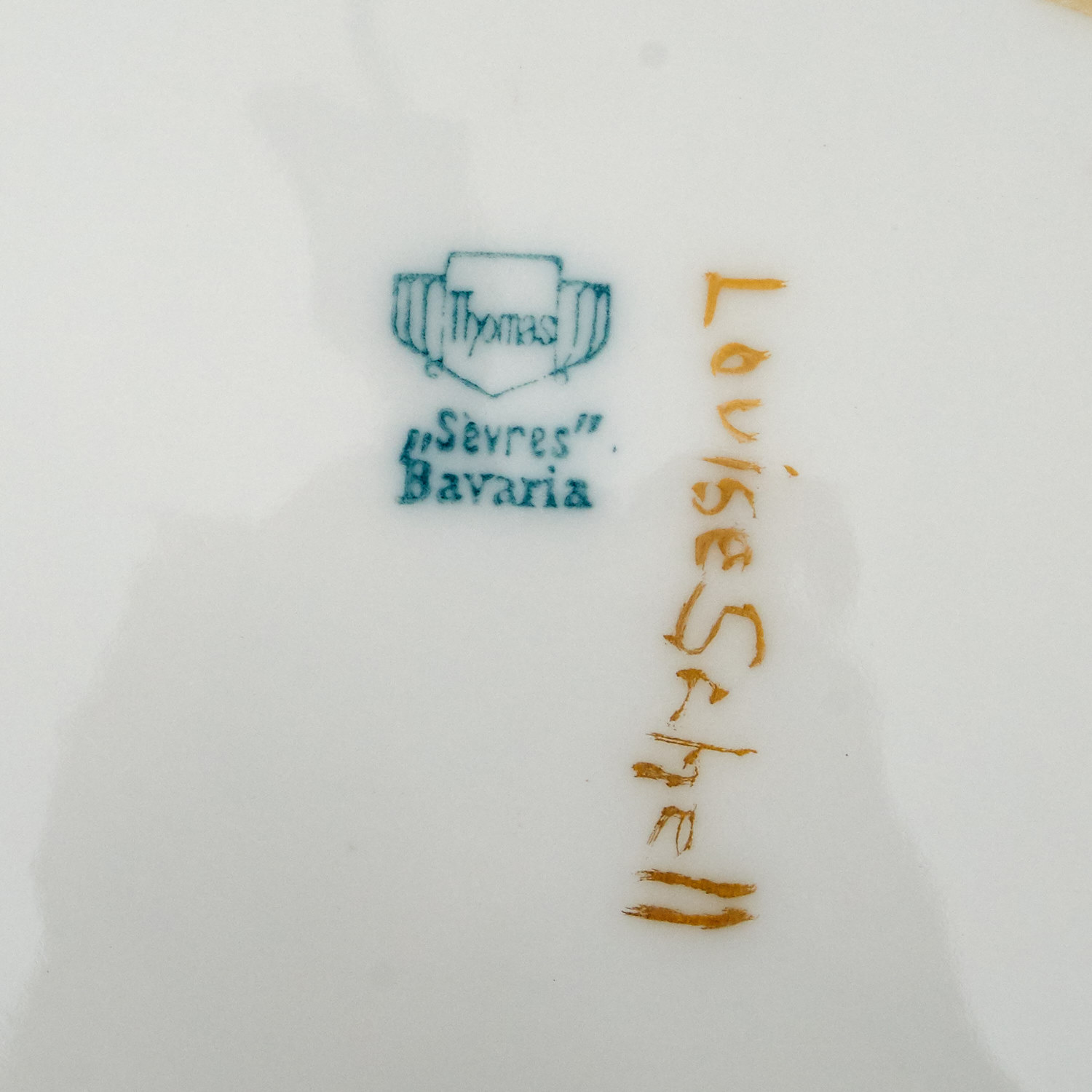 Assortment Six Vintage Porcelain Plates