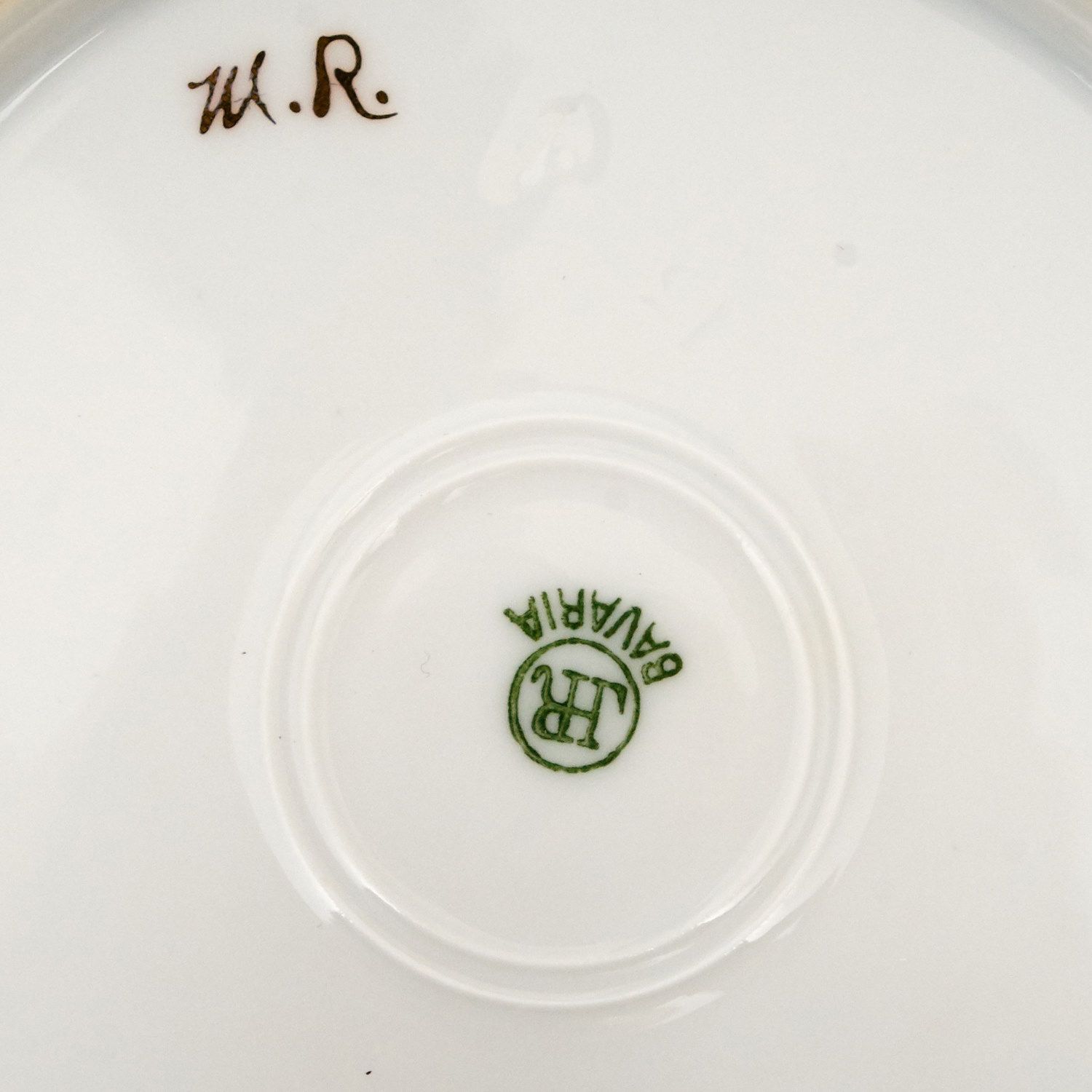 Assortment Six Vintage Porcelain Plates