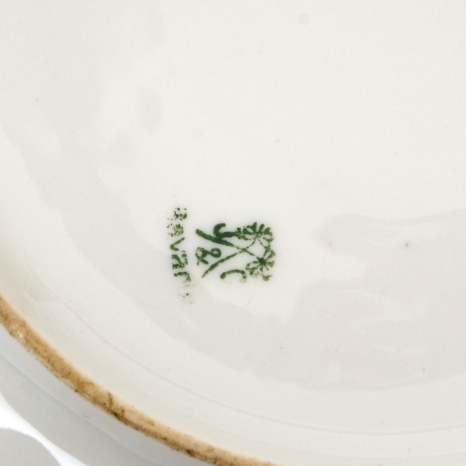 Assortment Six Vintage Porcelain Plates