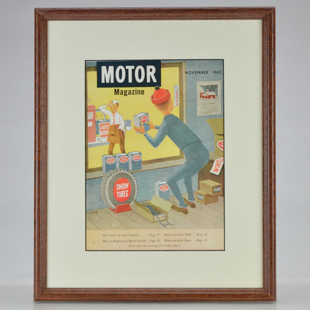 1963 "Motor Magazine" Original Cover
