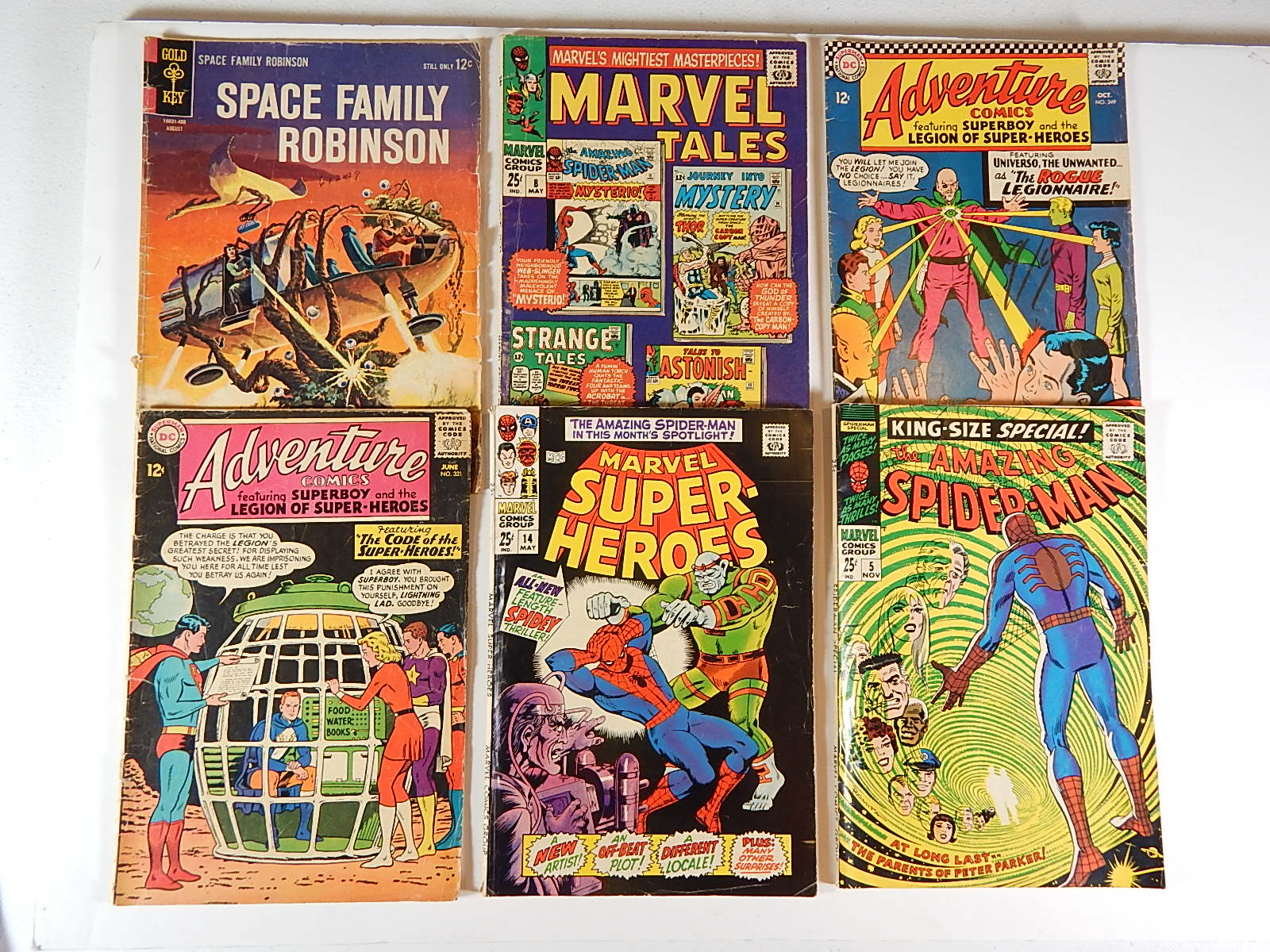 Sixty-One 1960s Silver Age Comic Books