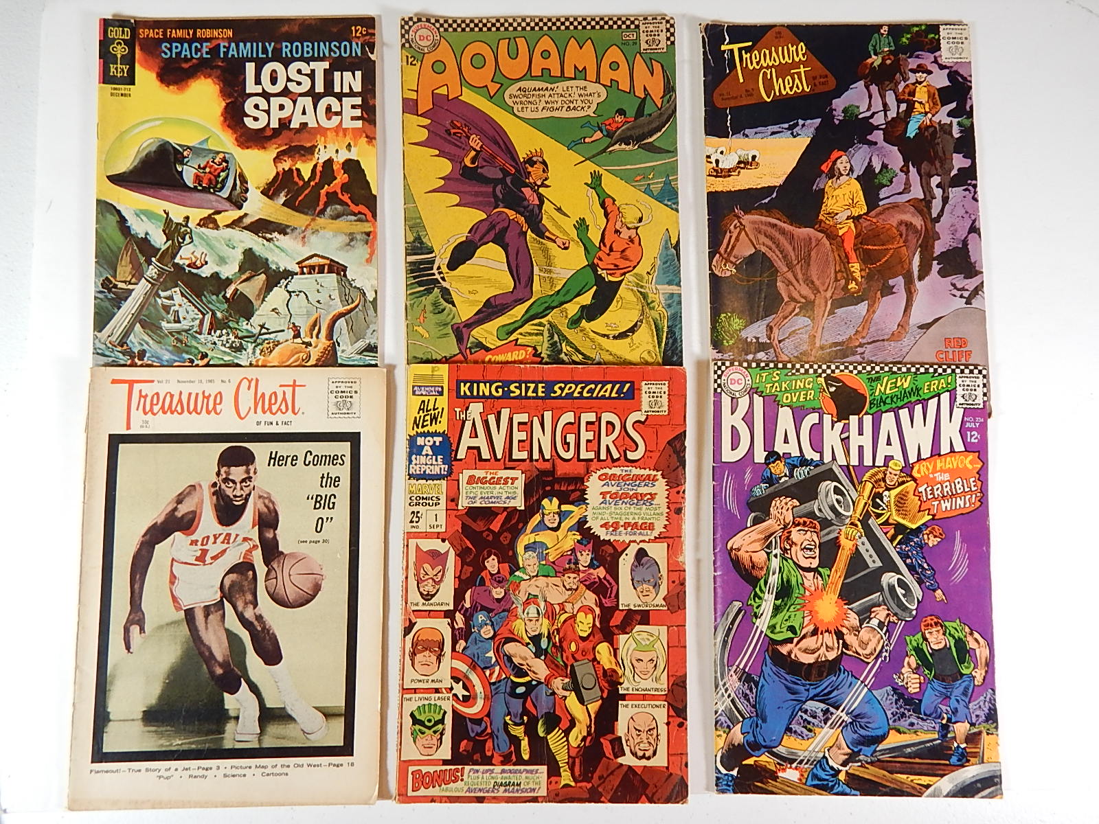 Sixty-One 1960s Silver Age Comic Books
