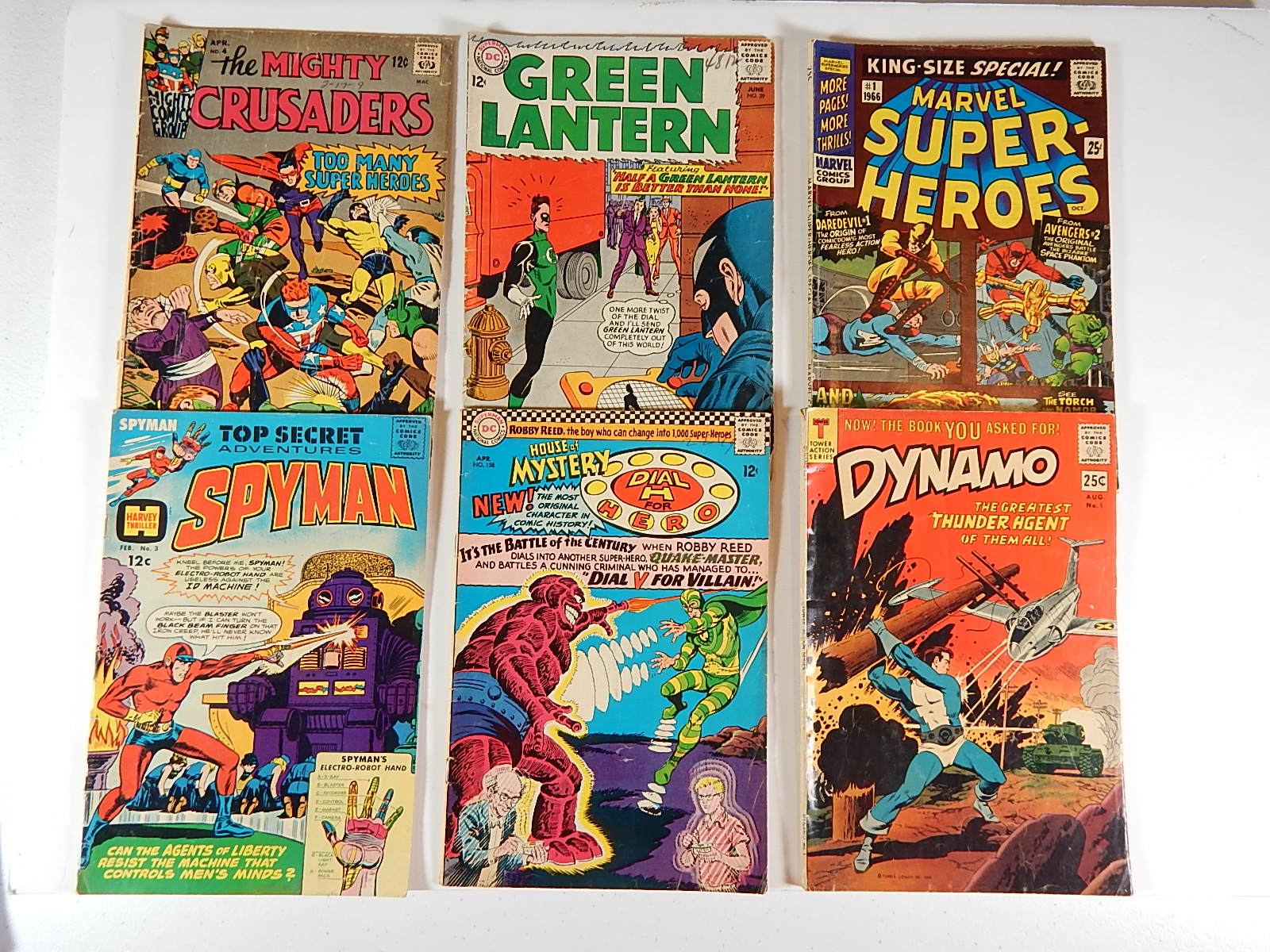 Sixty-One 1960s Silver Age Comic Books