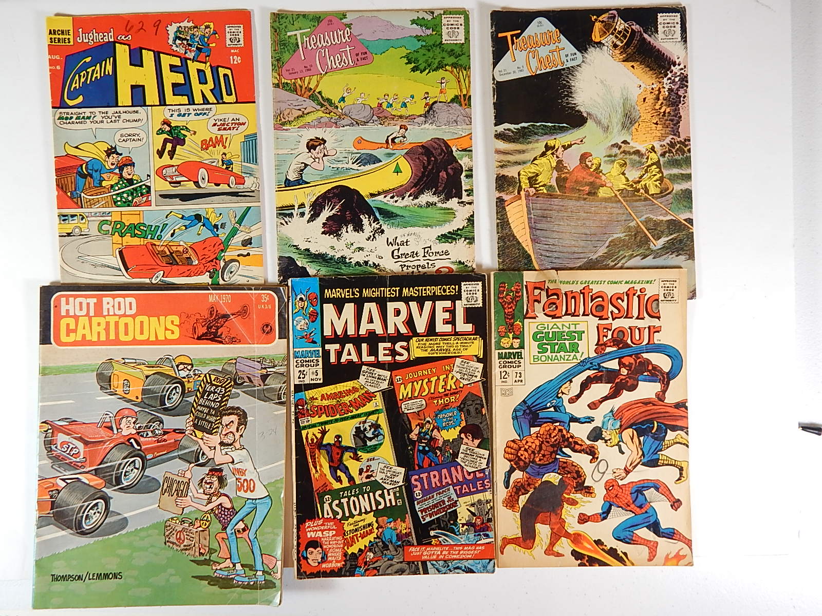 Sixty-One 1960s Silver Age Comic Books