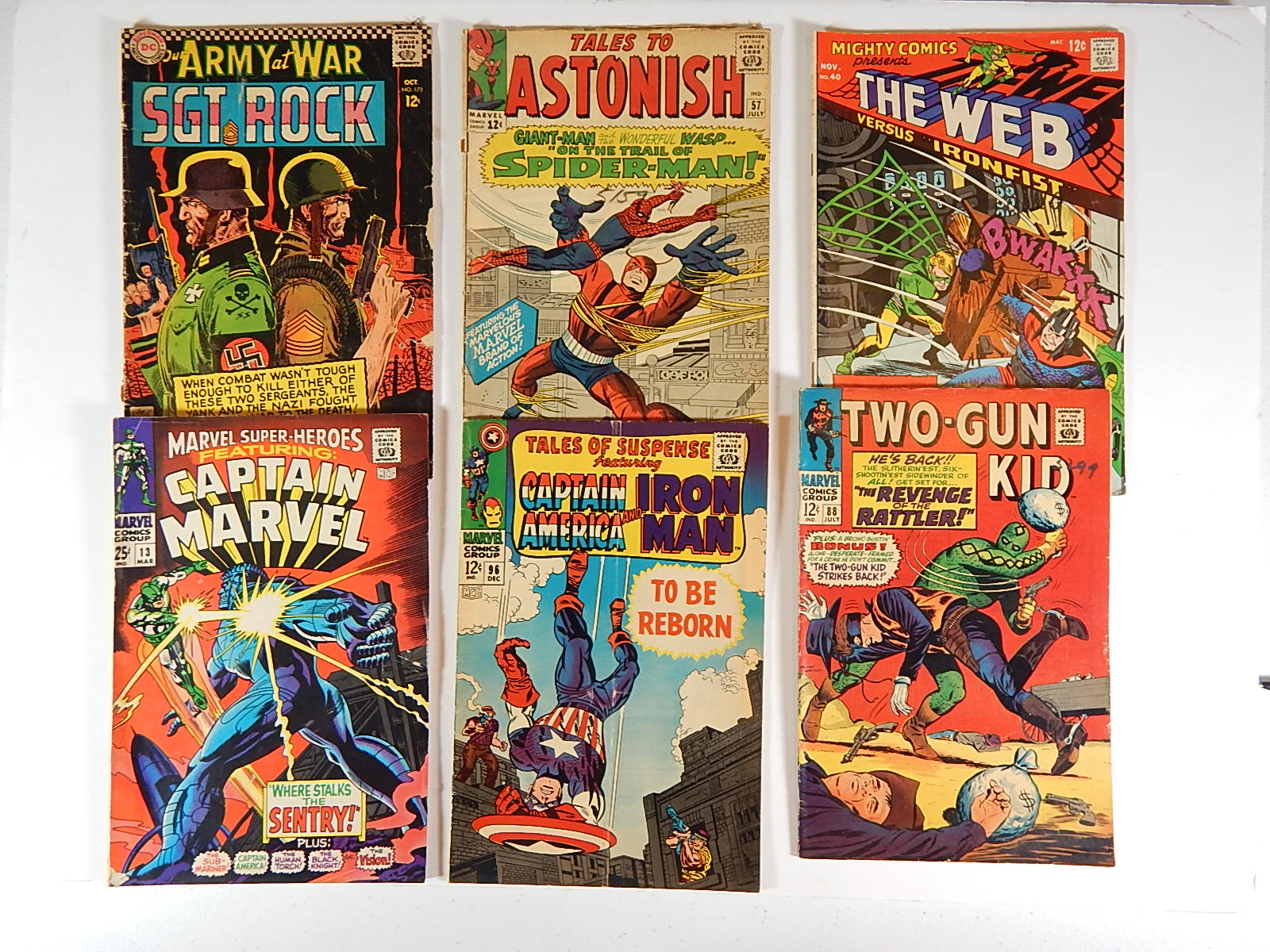 Sixty-One 1960s Silver Age Comic Books