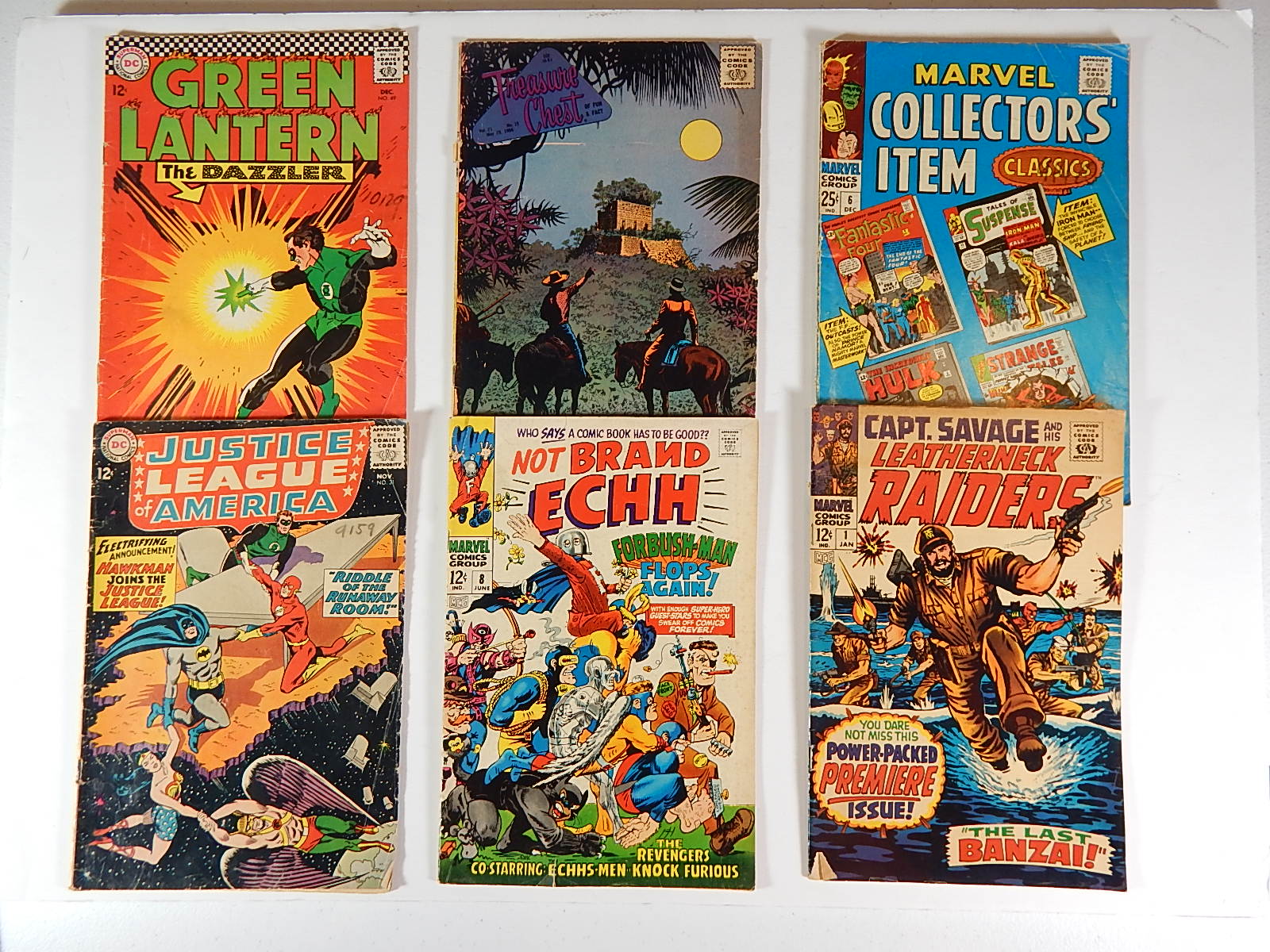 Sixty-One 1960s Silver Age Comic Books