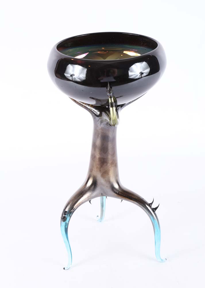David Wilson Art Glass Chalice