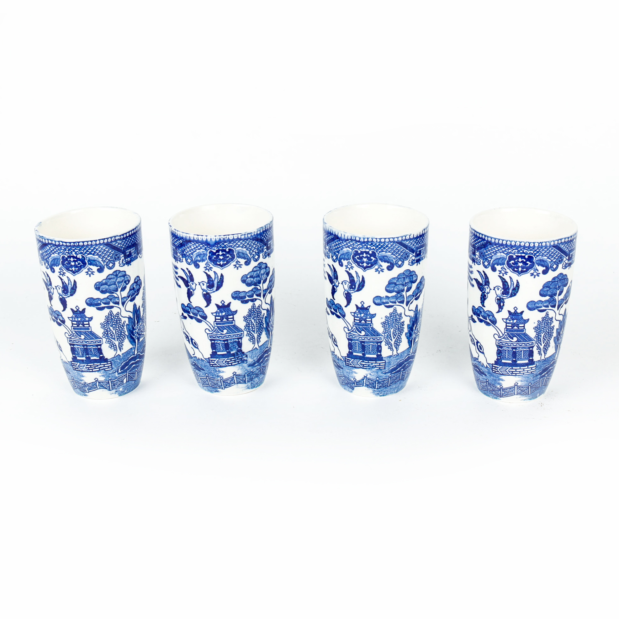 Blue Willow Cups