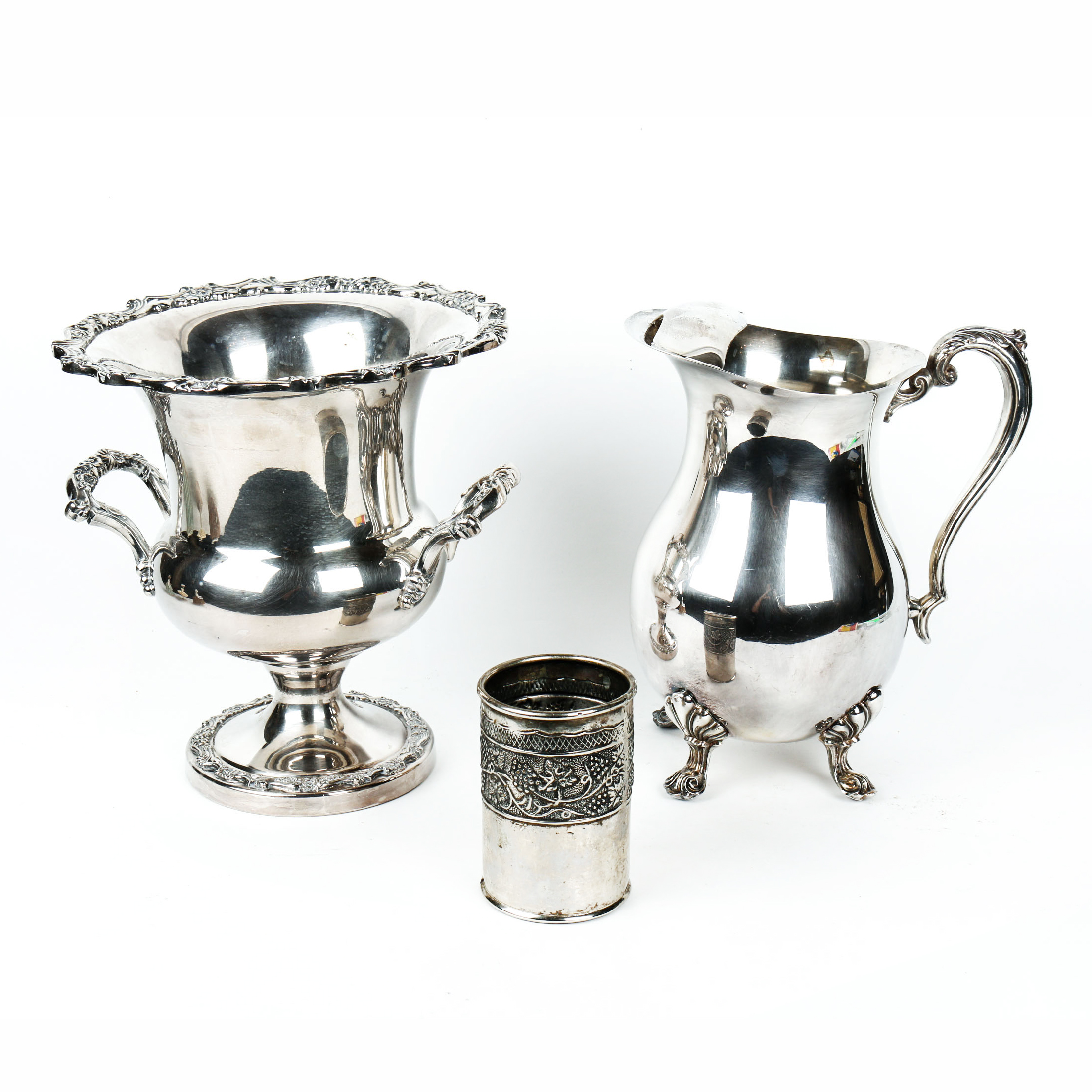 Collection of Silver Plated Vessels