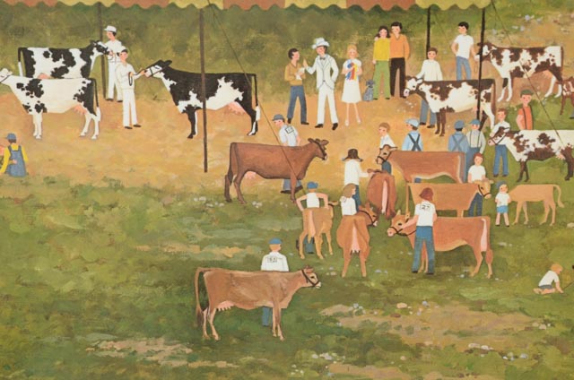 Martha Leone Signed Limited Edition Offset Lithograph "Sunshine Fair"