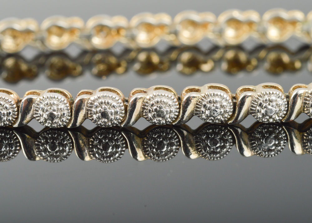 Sterling Silver Diamond Tennis Bracelet