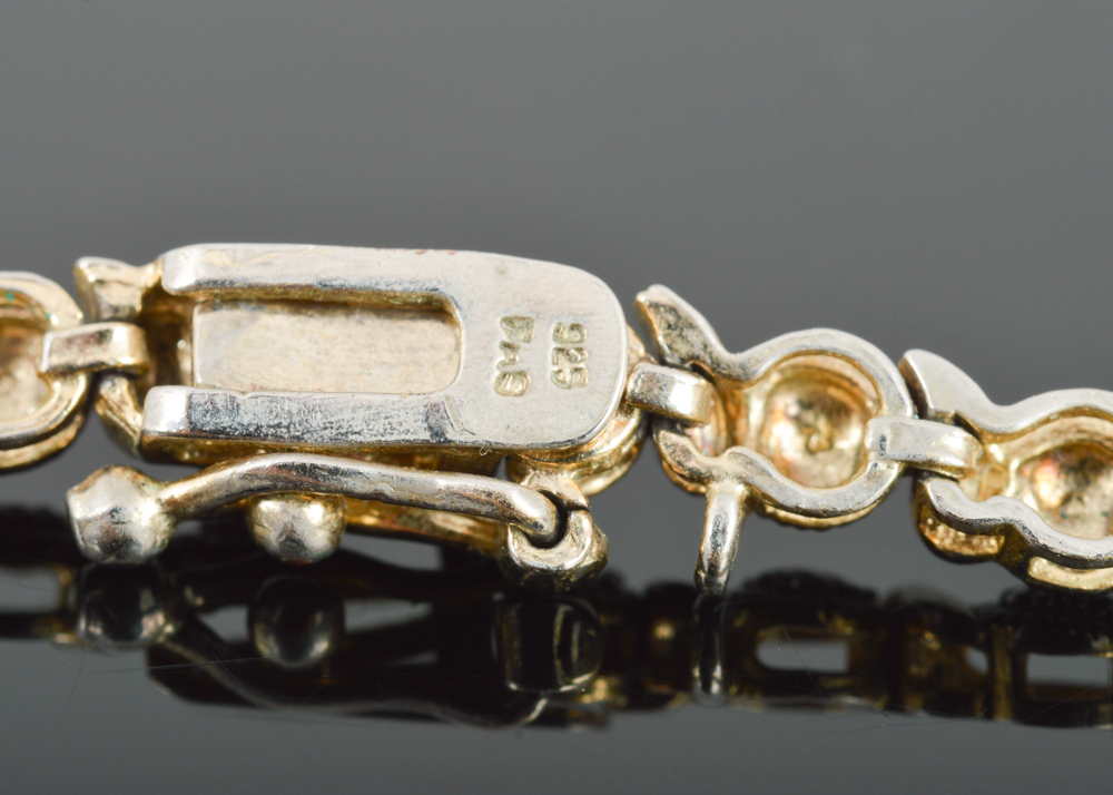 Sterling Silver Diamond Tennis Bracelet