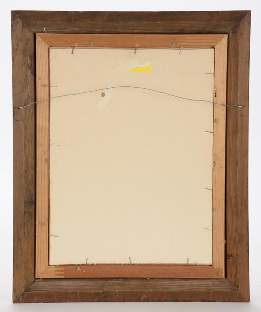 H. Kinker Original Oil on Academy Board Landscape