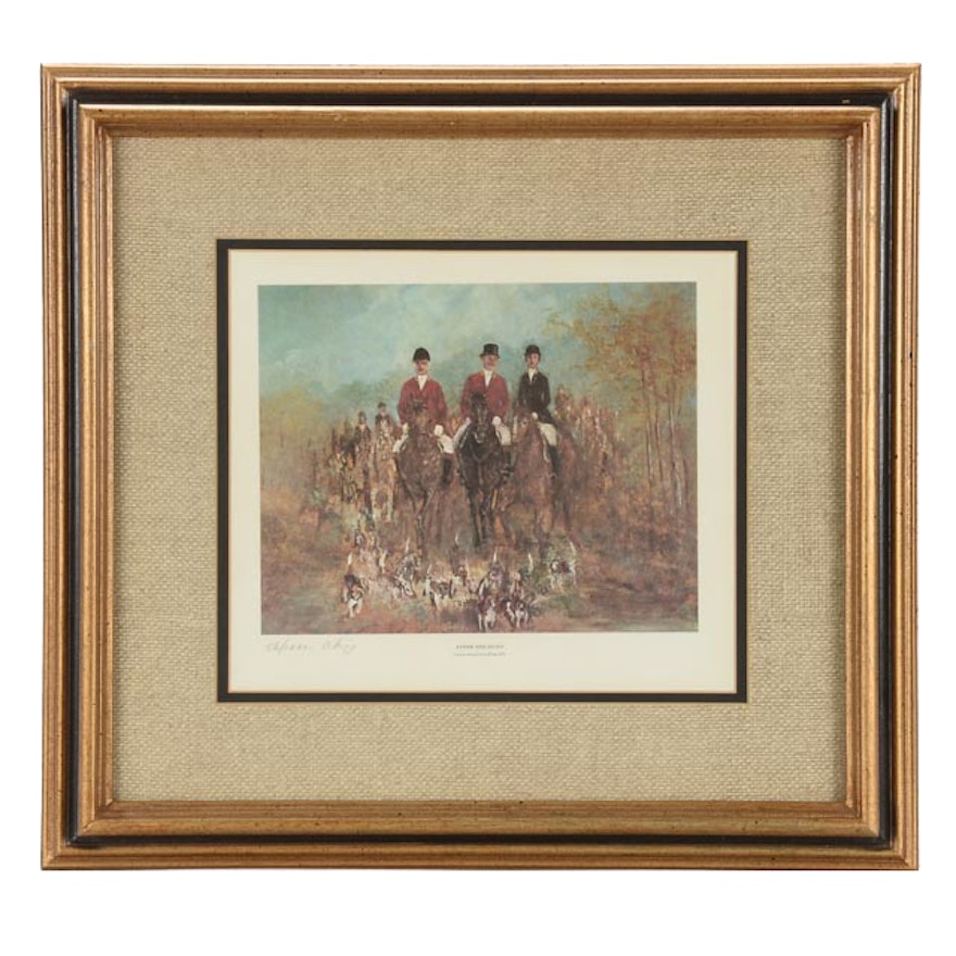 Pat Whipp Signed Limited Edition Offset Lithograph "After the Hunt"