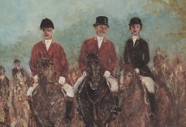 Pat Whipp Signed Limited Edition Offset Lithograph "After the Hunt"