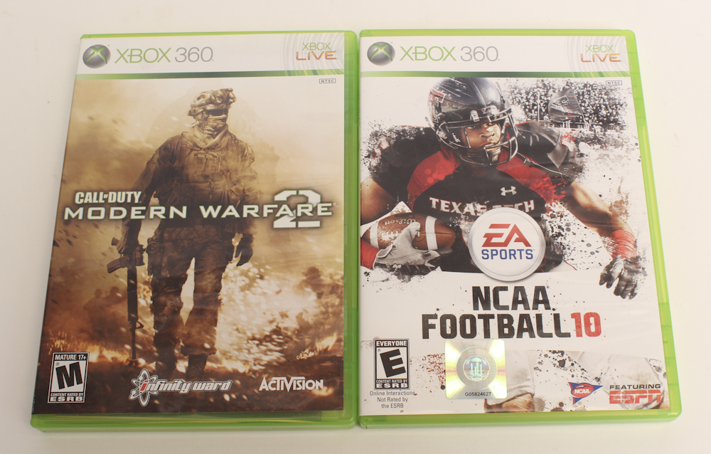 Xbox 360 Games Including "Call of Duty," "Madden Football," More