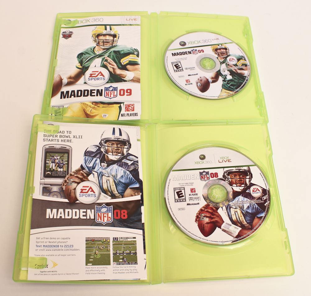 Xbox 360 Games Including "Call of Duty," "Madden Football," More