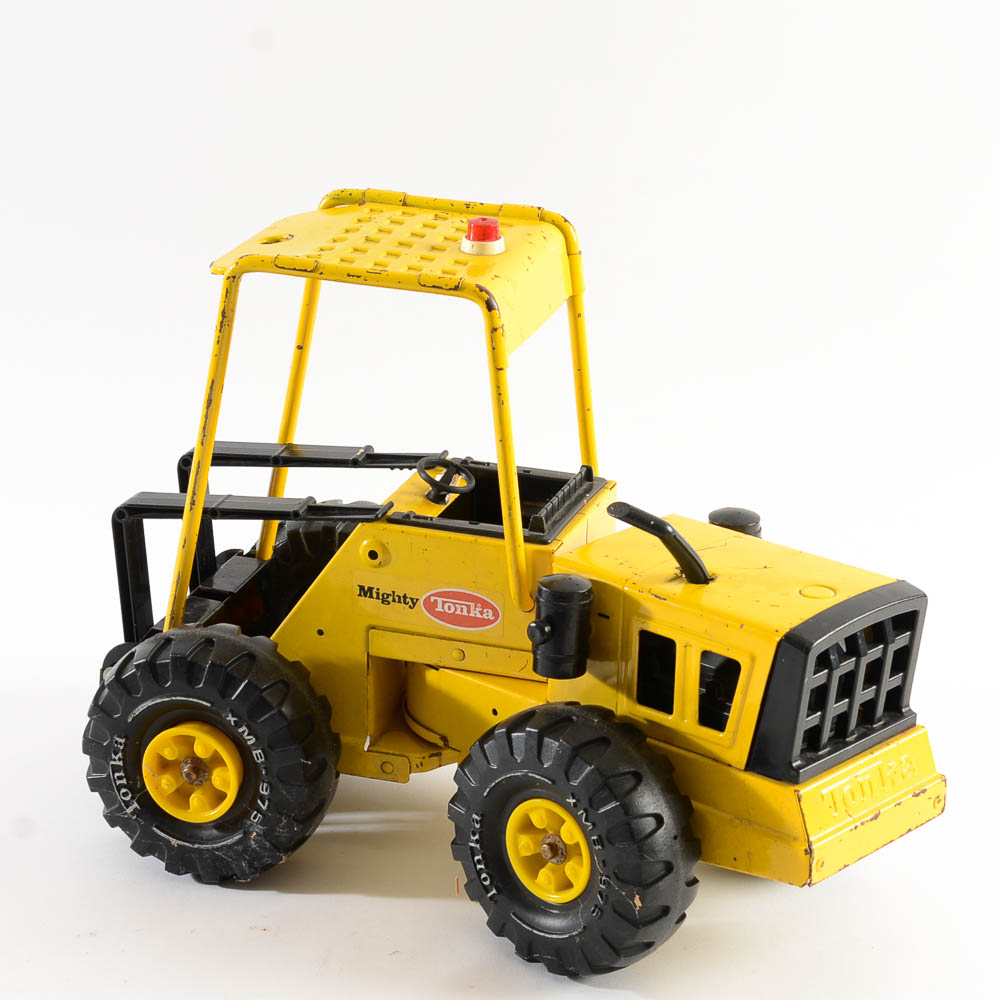 Vintage Mighty Tonka Pressed Steel Forklift