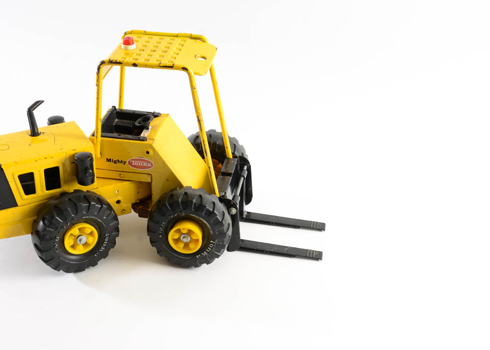 Vintage Mighty Tonka Pressed Steel Forklift