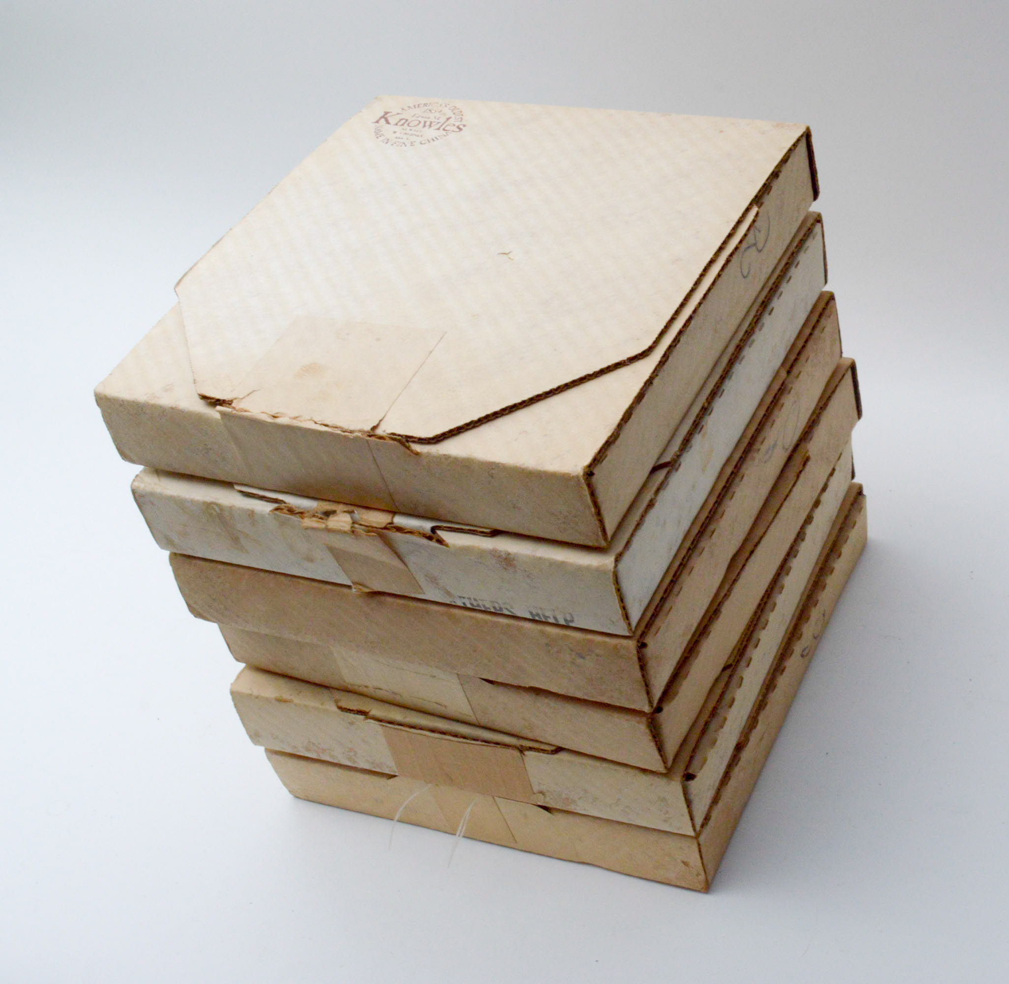 Set of Six Norman Rockwell Knowles Collector Numbered Plates