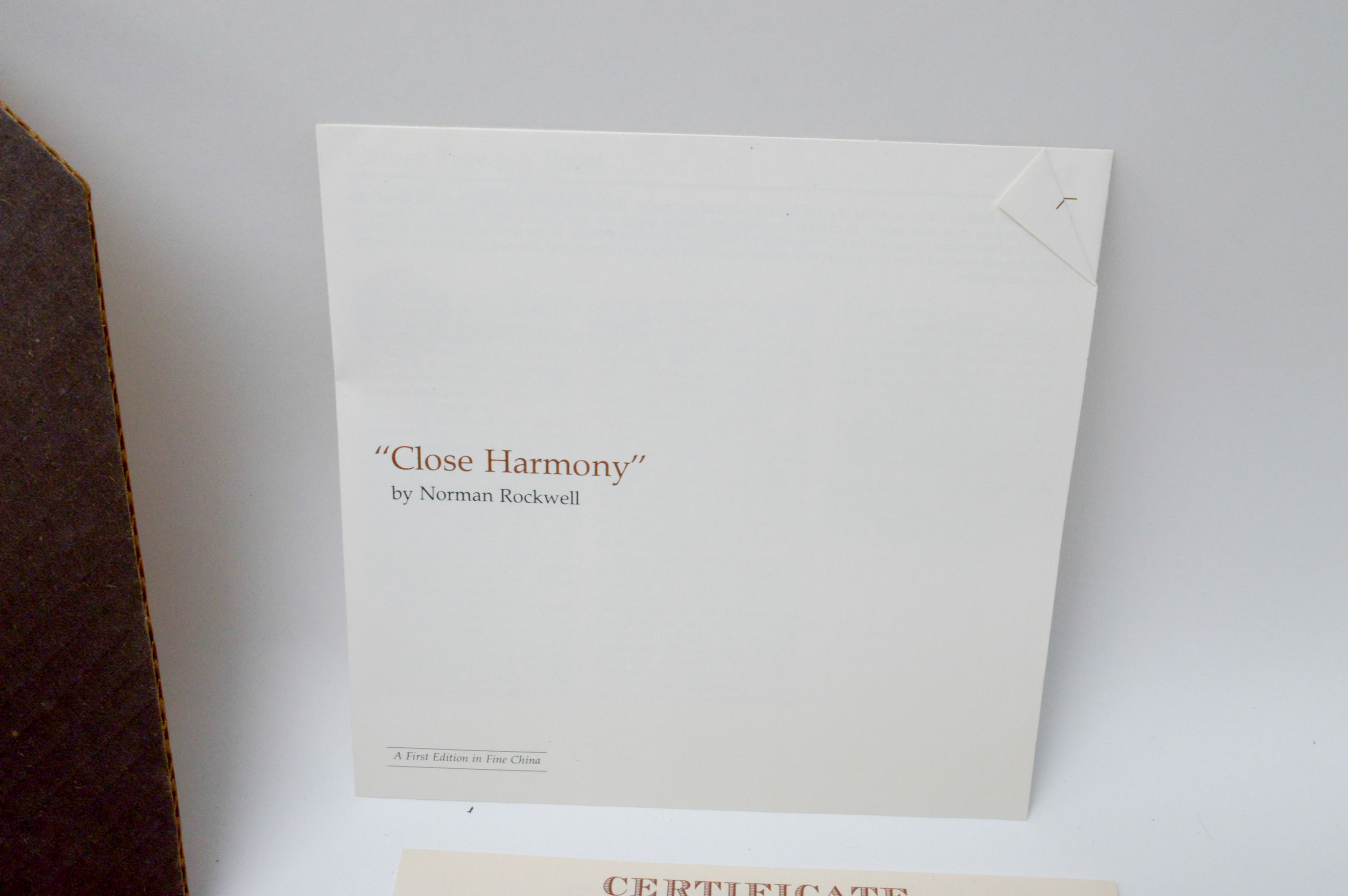 Set of Six Norman Rockwell Knowles Collector Numbered Plates