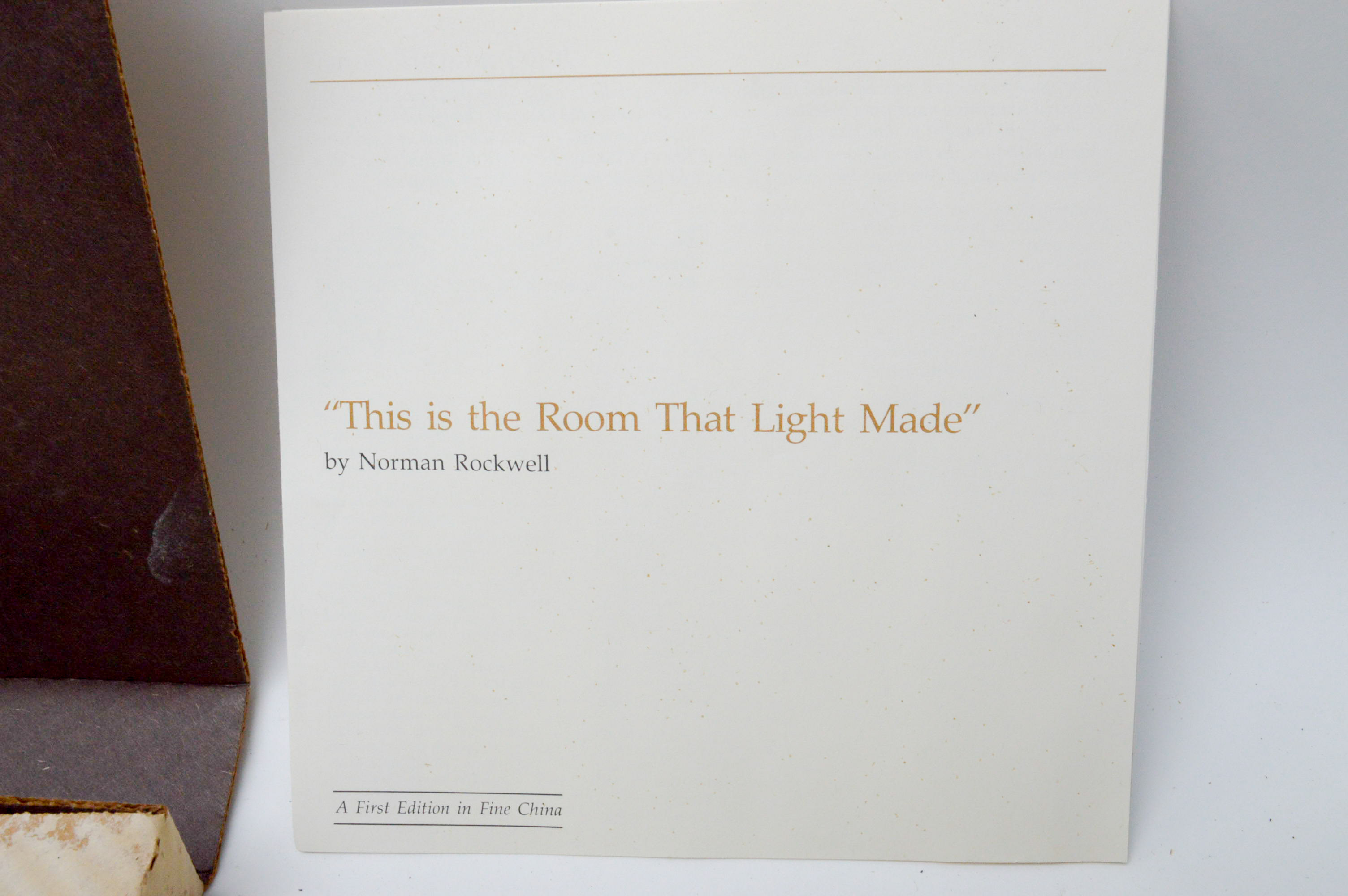 Set of Six Norman Rockwell Knowles Collector Numbered Plates