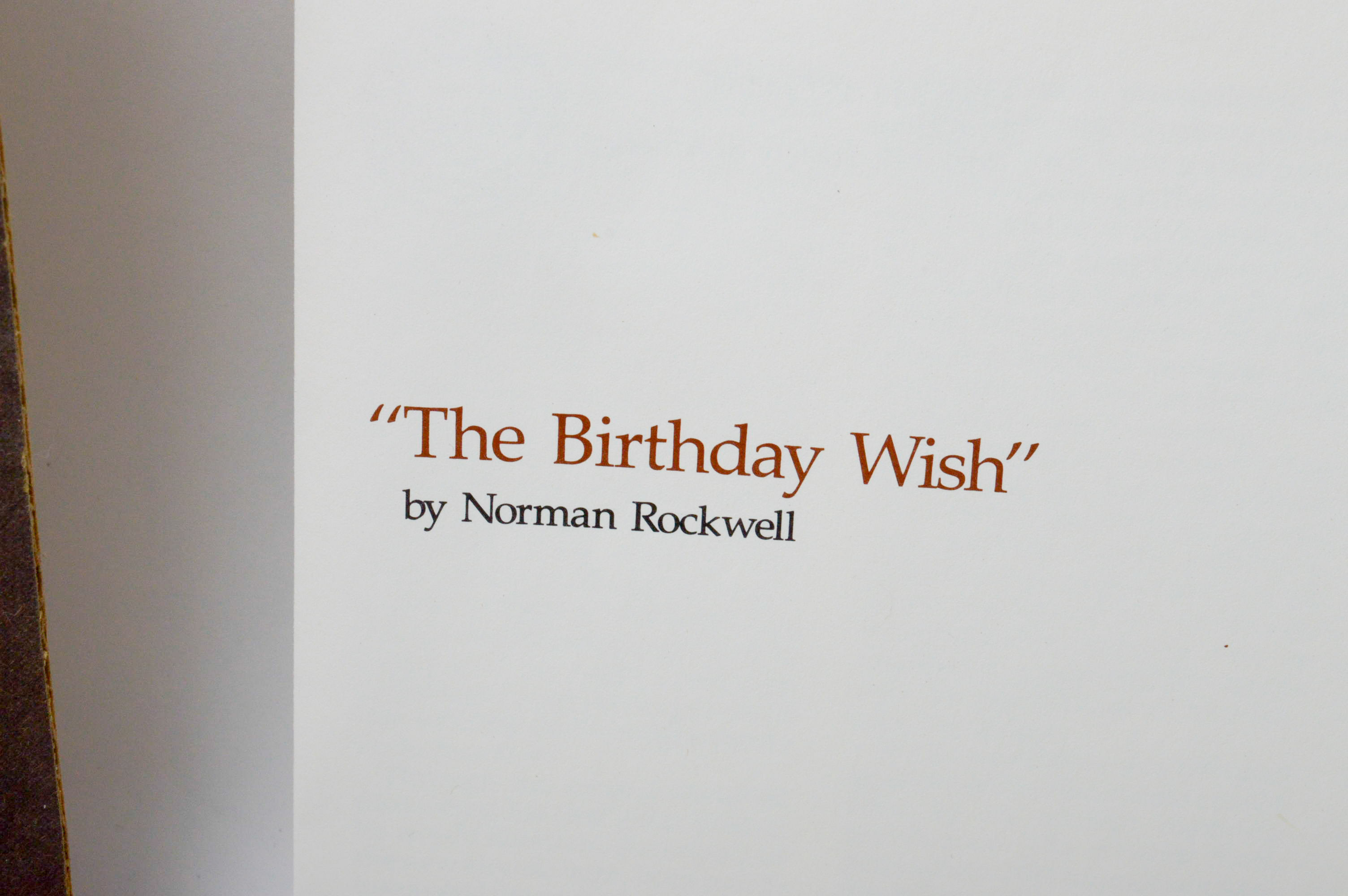 Set of Six Norman Rockwell Knowles Collector Numbered Plates