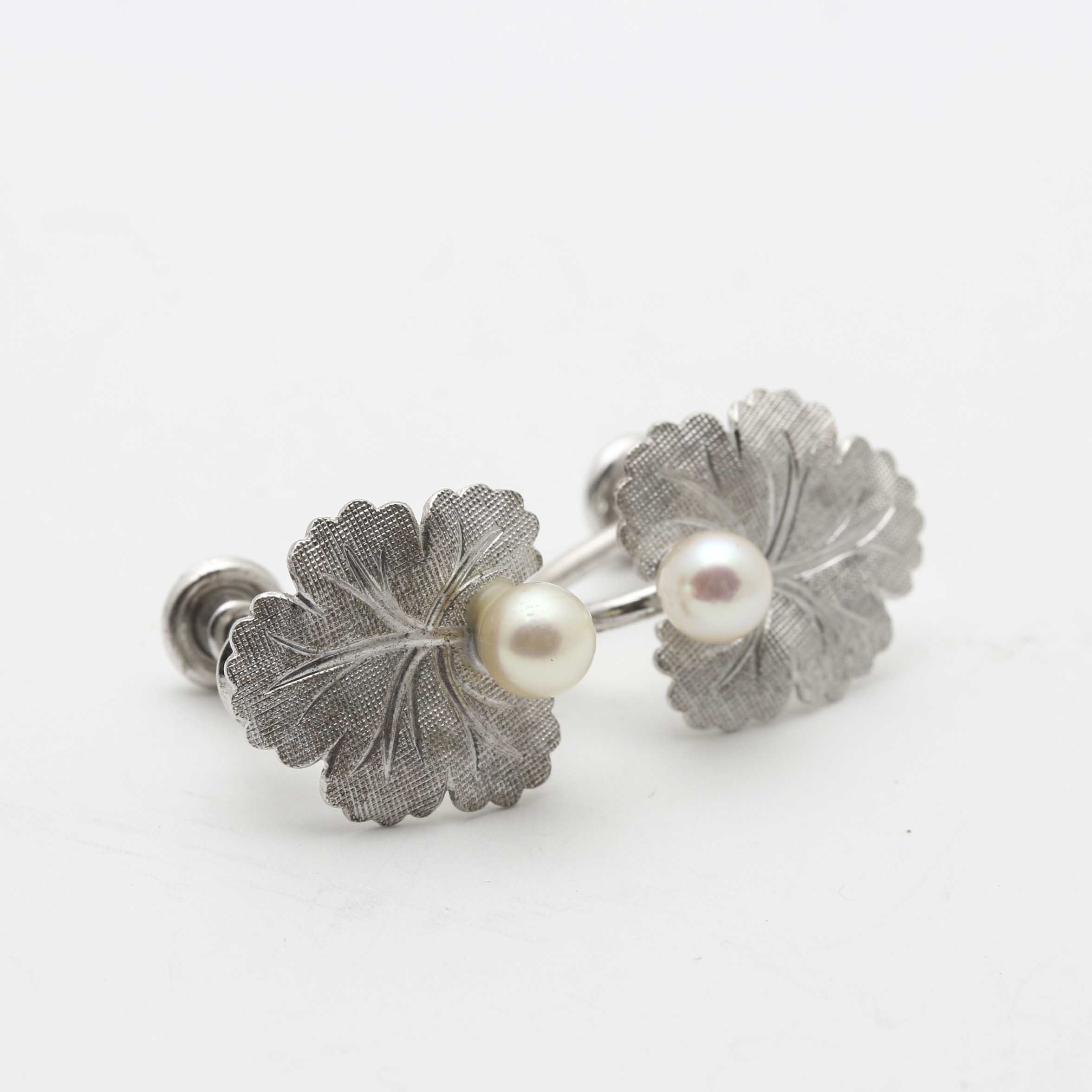 Sterling Silver Screw Back Earrings