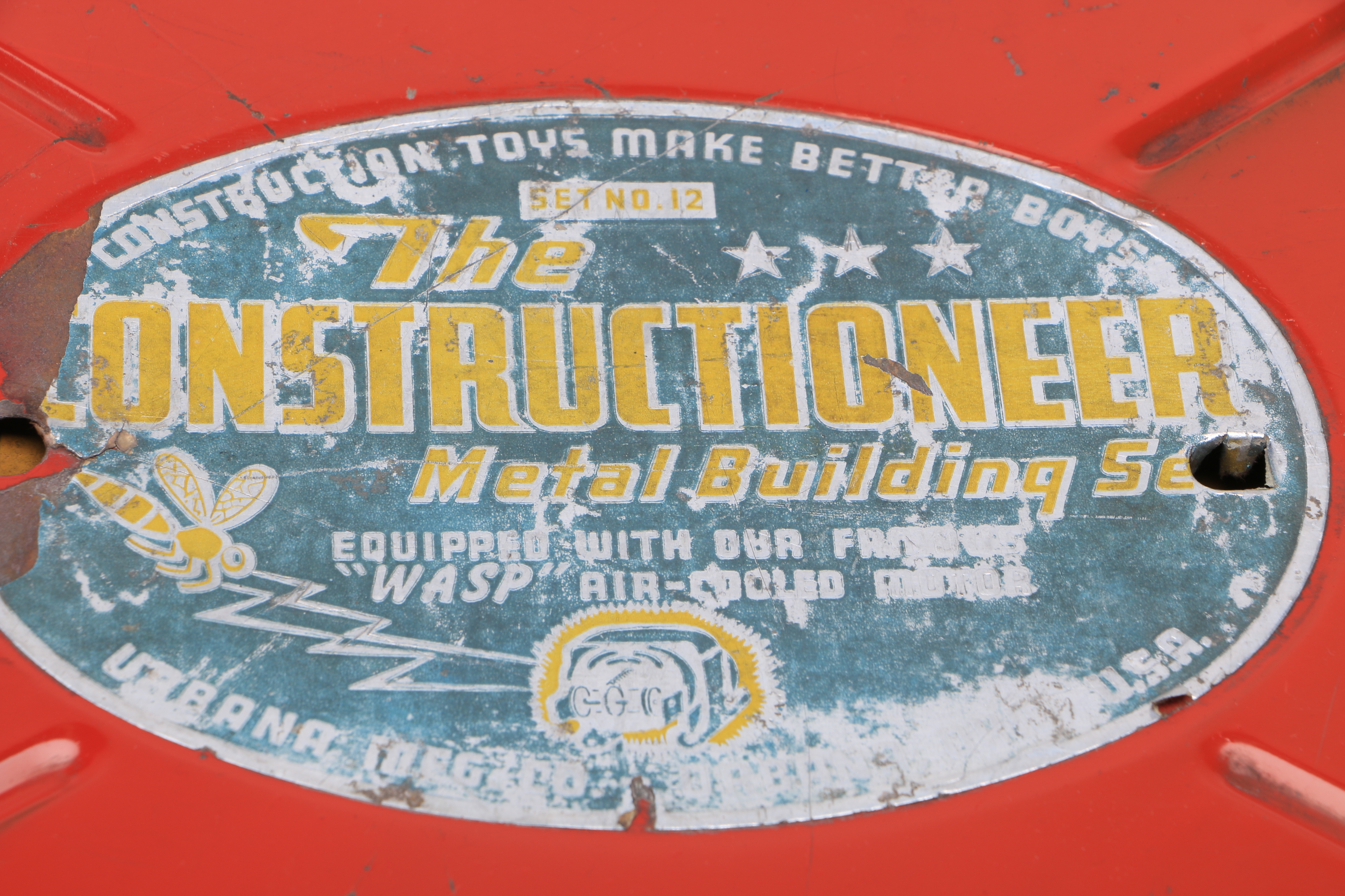 1940s "The Constructioneer" Metal Building Toy