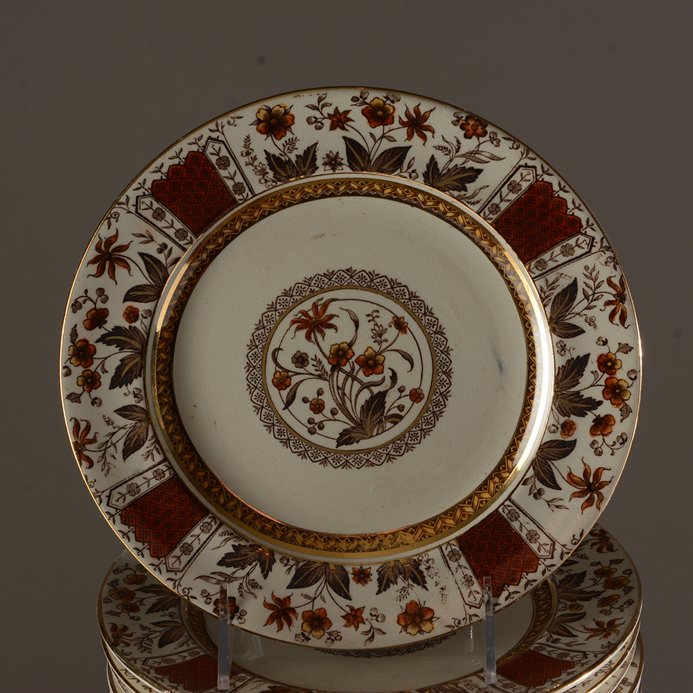 Antique English Sampson Hancock & Sons "Norman" Dish Set