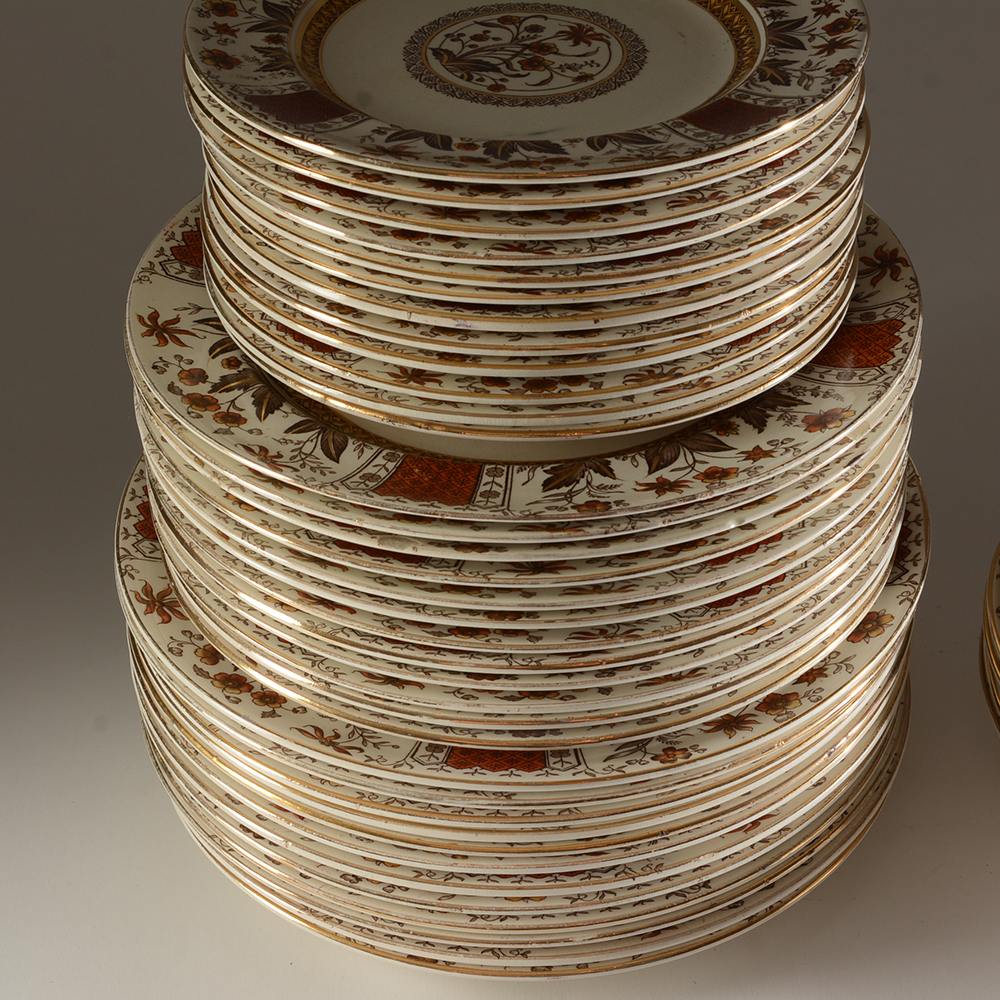 Antique English Sampson Hancock & Sons "Norman" Dish Set