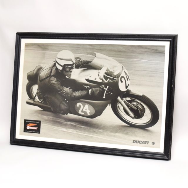Limited Edition 1998 Paul Smart on Ducati 350 Desmo MK III Poster