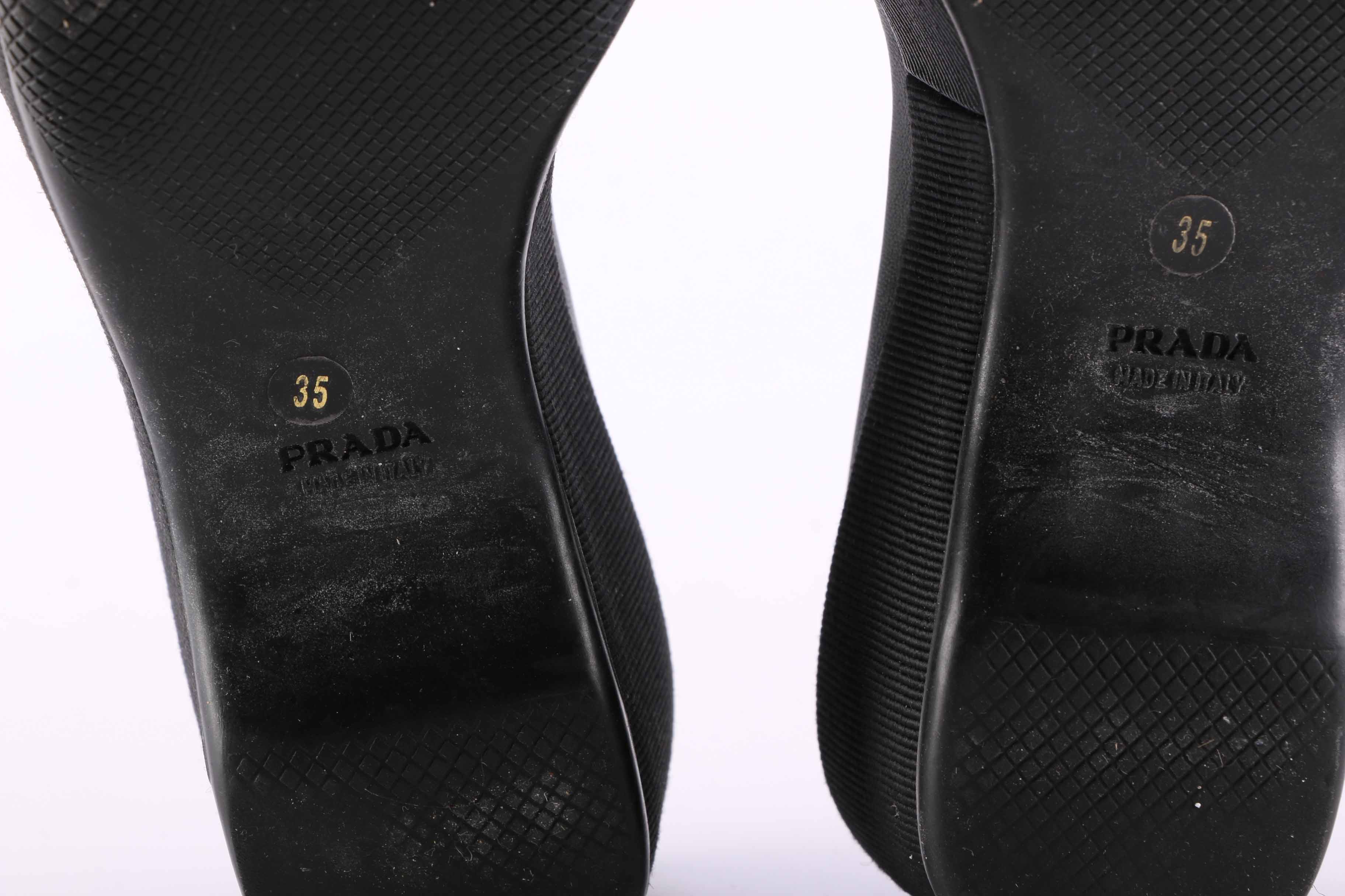 Two Pairs of Prada Sandal Pumps