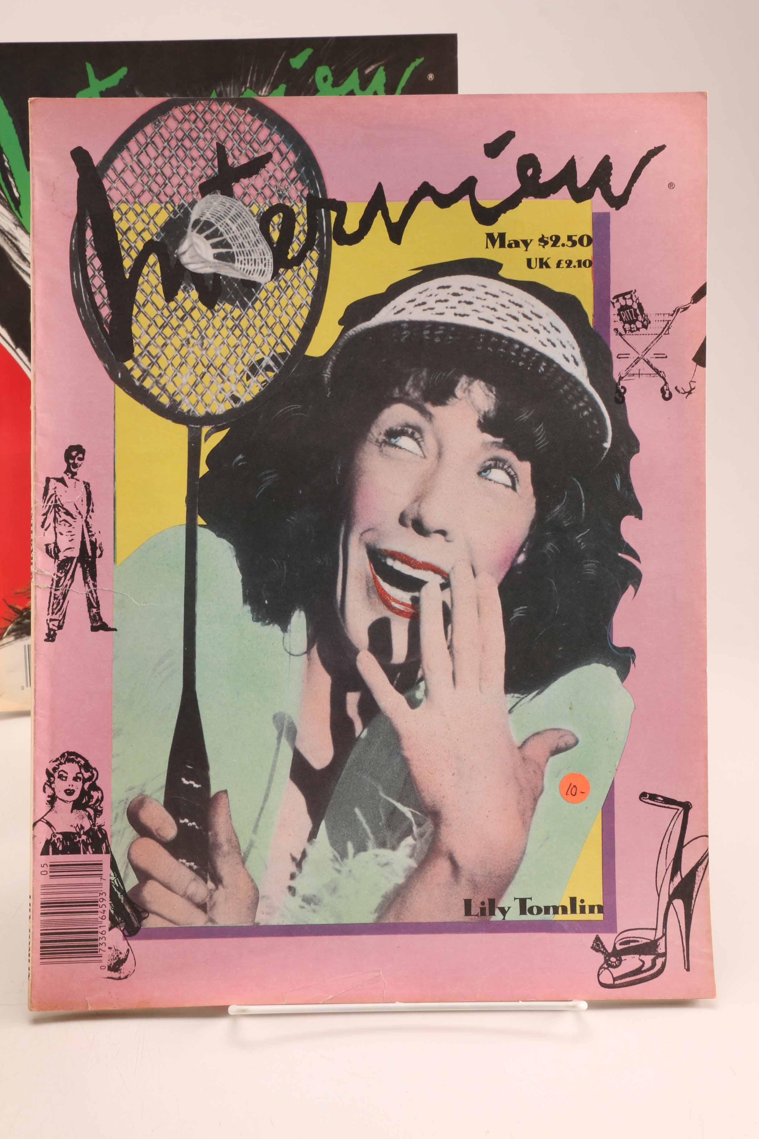 Collection of 1988 and December 1987 "Interview" Magazines