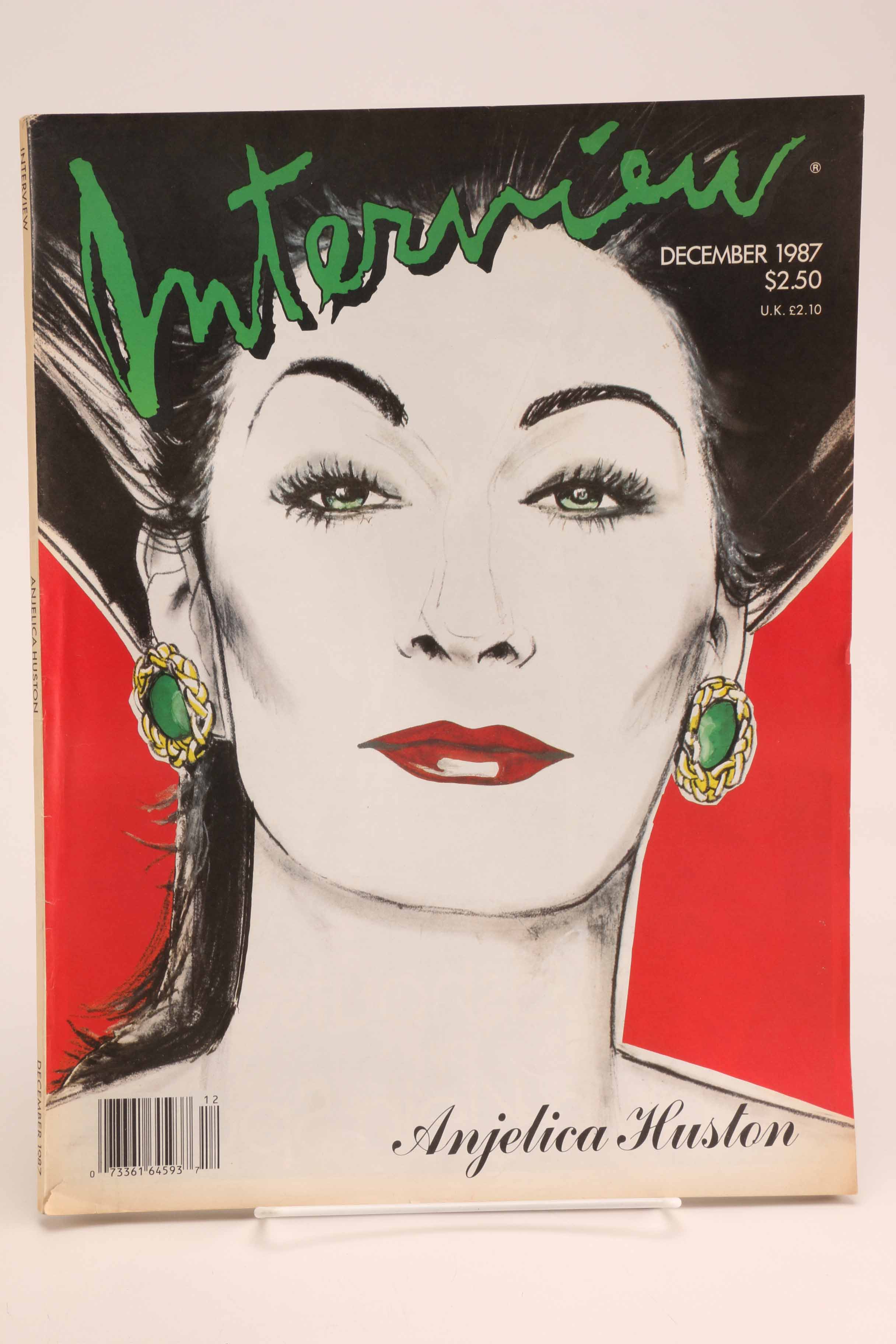 Collection of 1988 and December 1987 "Interview" Magazines