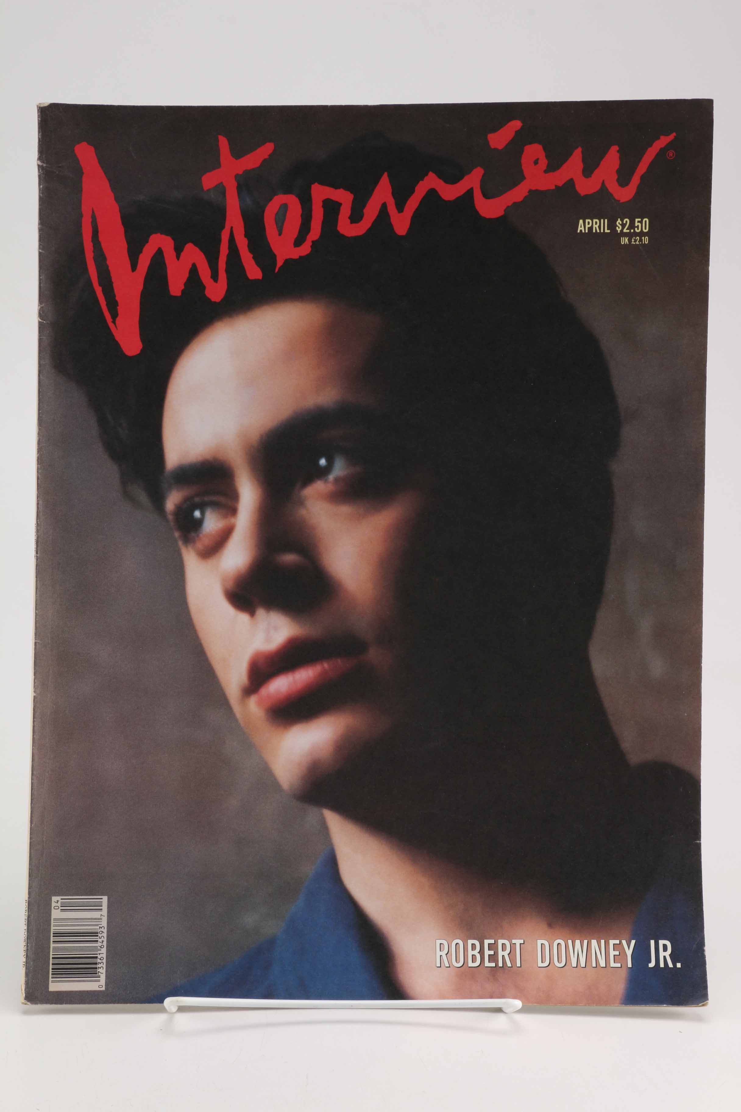 Collection of 1988 and December 1987 "Interview" Magazines