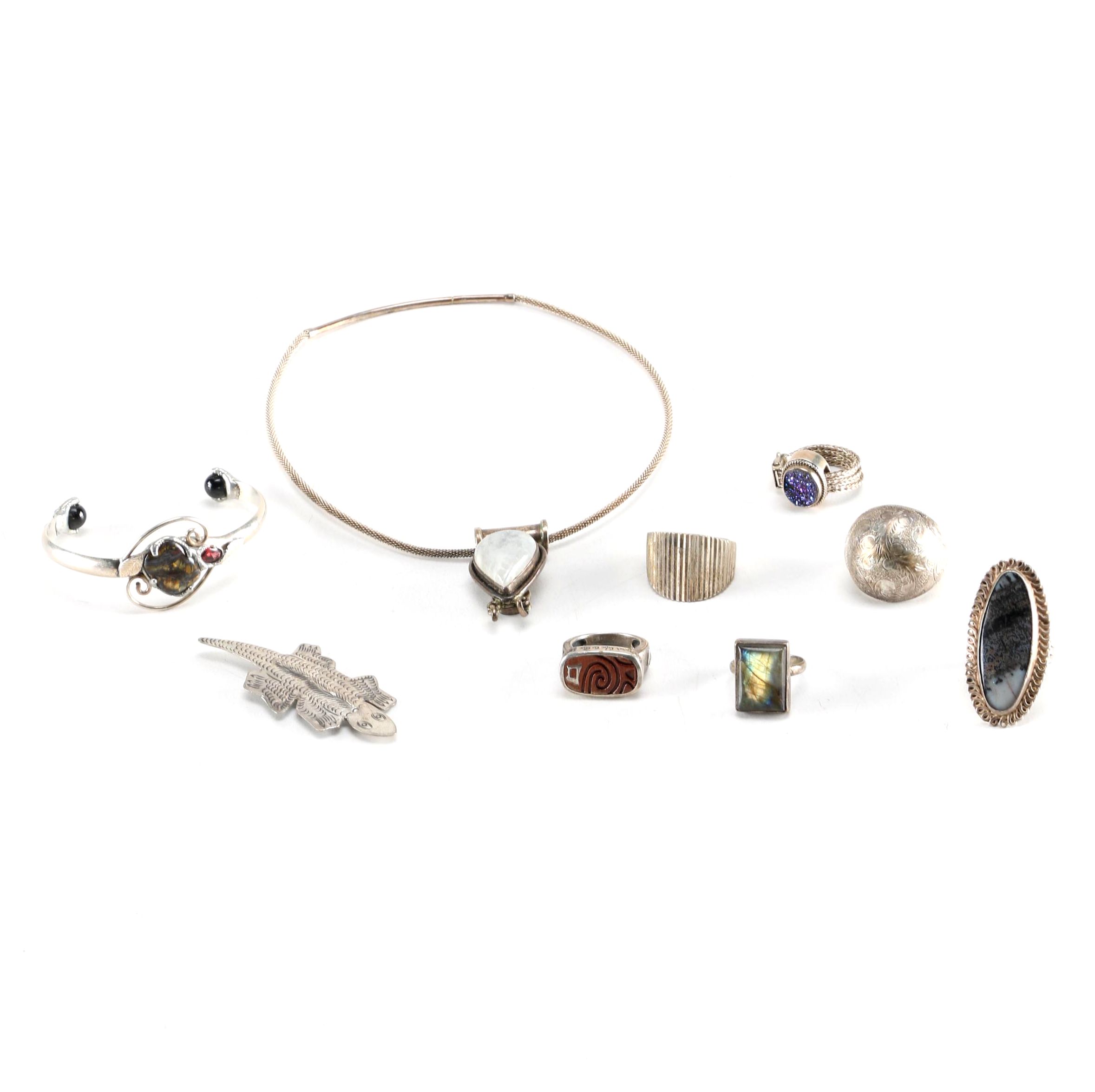 Collection of Sterling Jewelry
