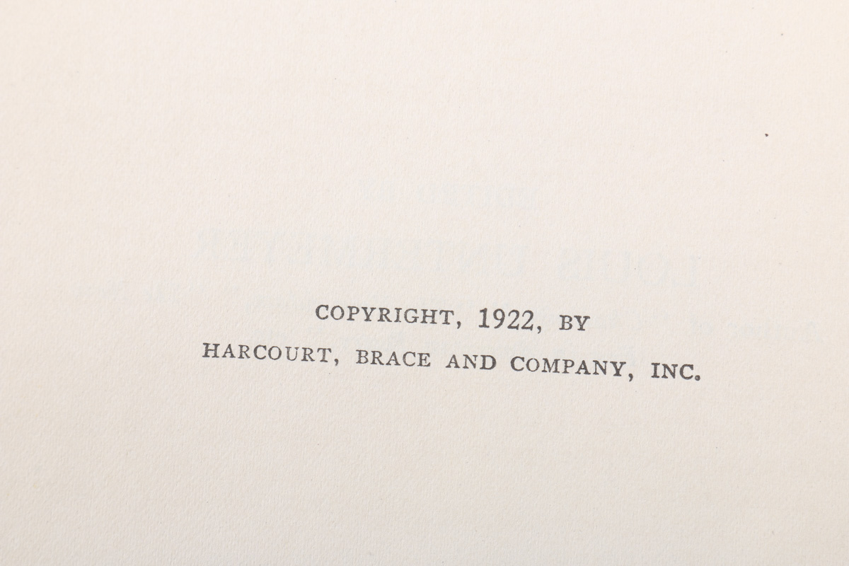 Collection of Early 20th Century Books