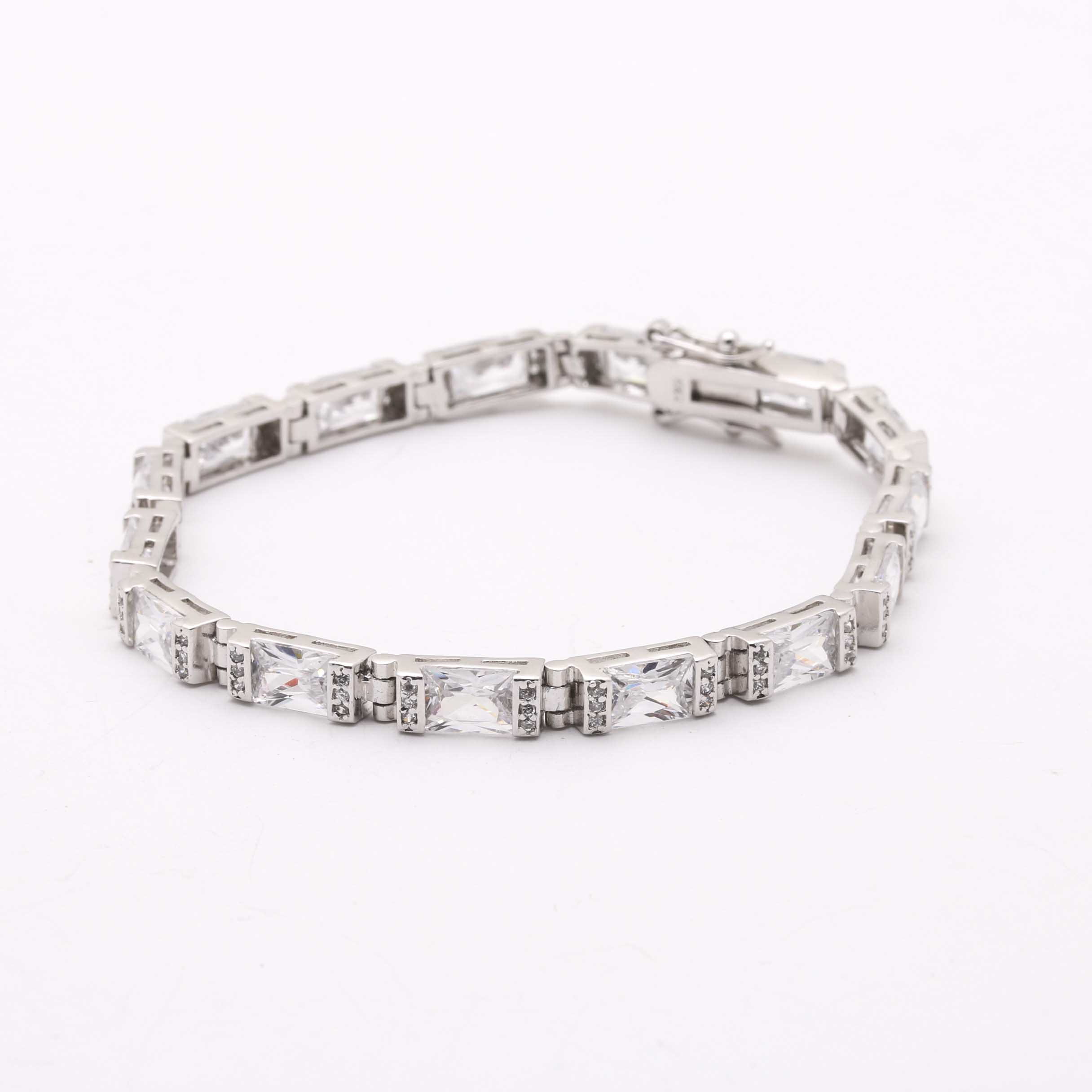 Sterling Silver Cubic Zirconia Bracelets and Necklaces