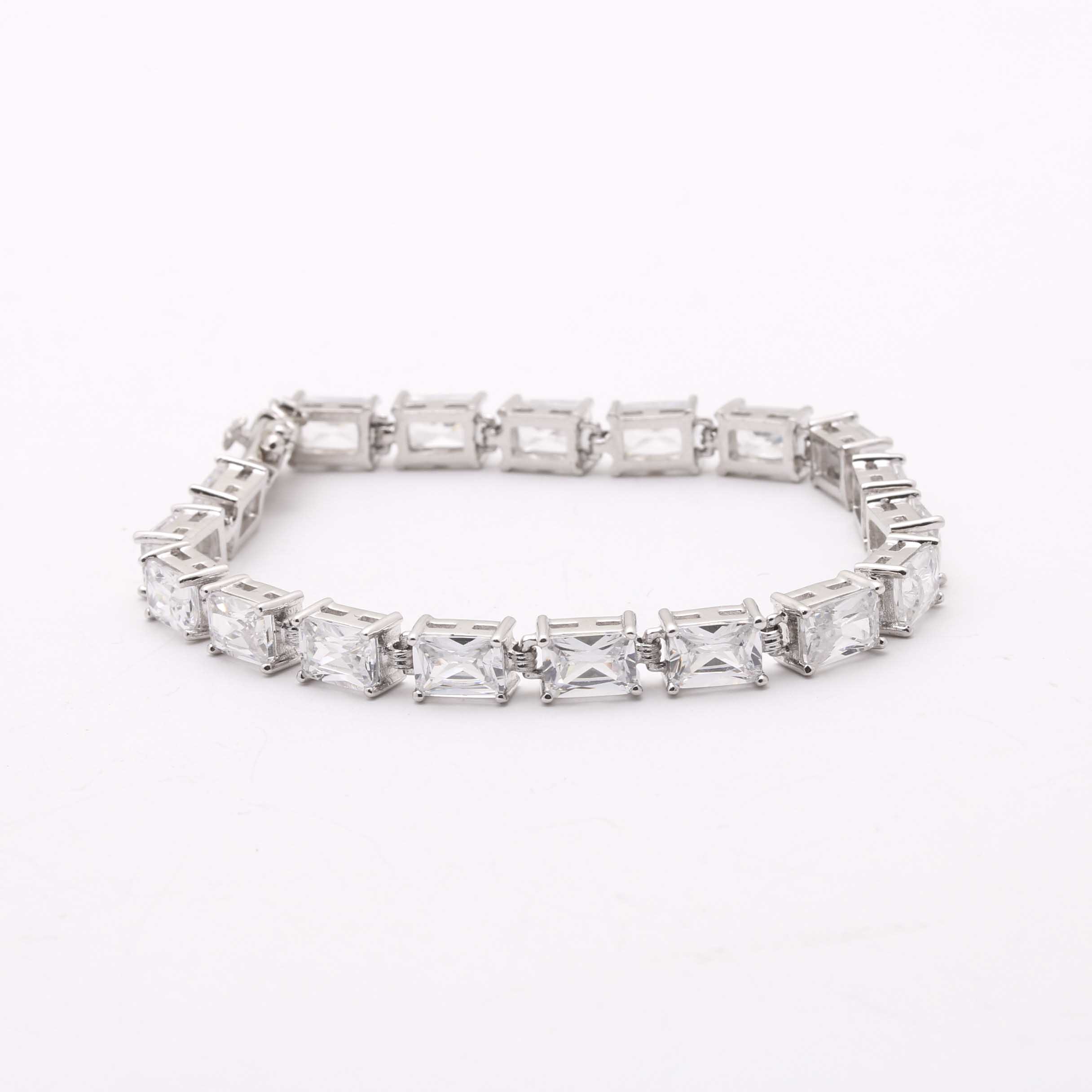 Sterling Silver Cubic Zirconia Bracelets and Necklaces