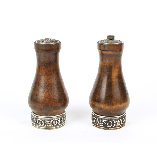 Wood Salt and Pepper Shakers
