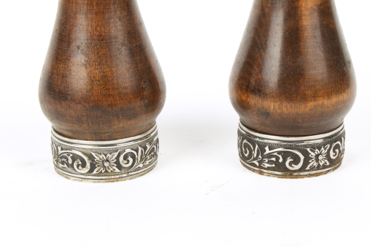 Wood Salt and Pepper Shakers