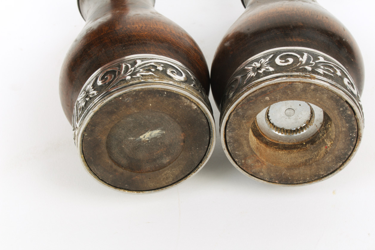 Wood Salt and Pepper Shakers