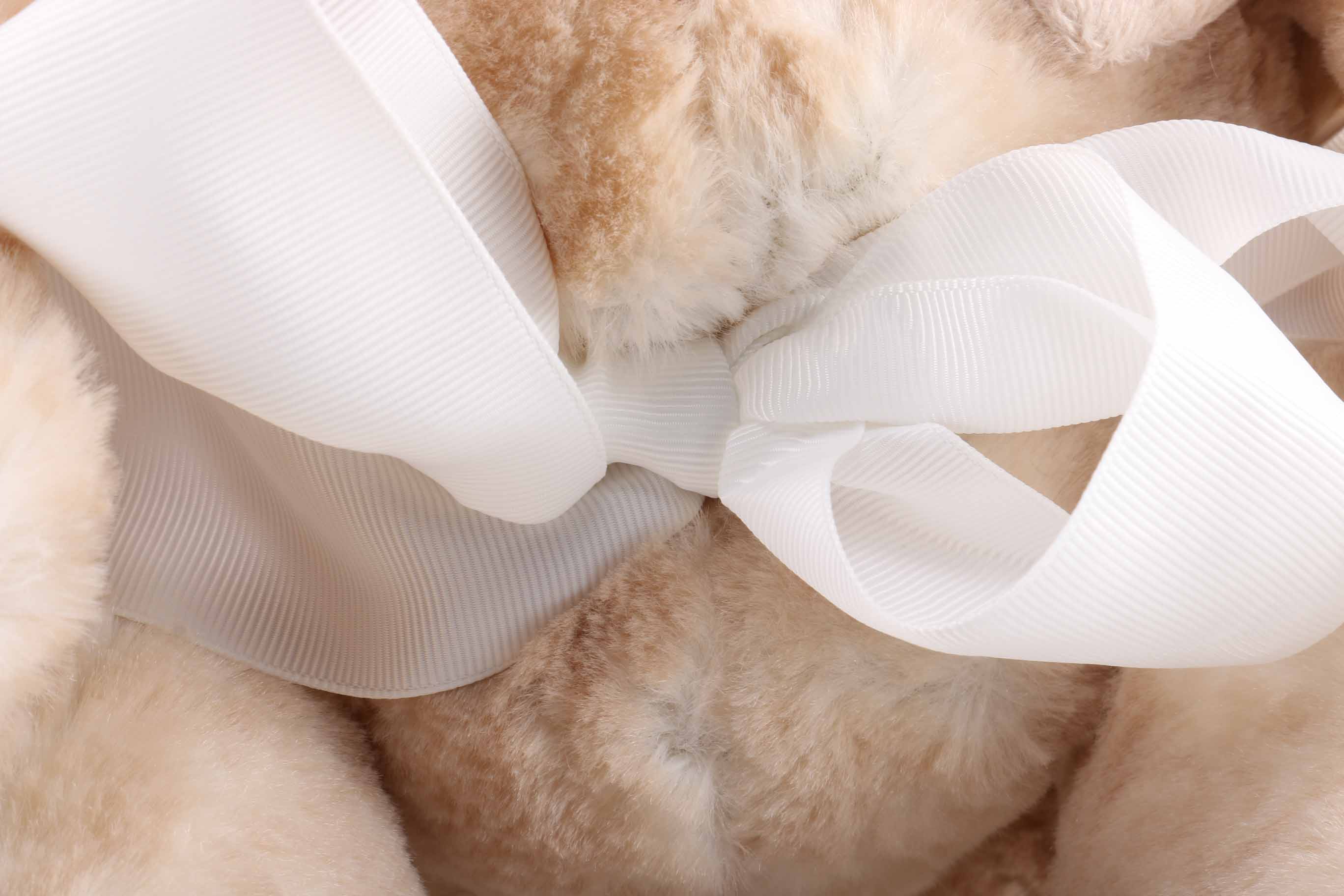 Faux Fur Brown Bear and Blanket Set By Dennis Basso Home