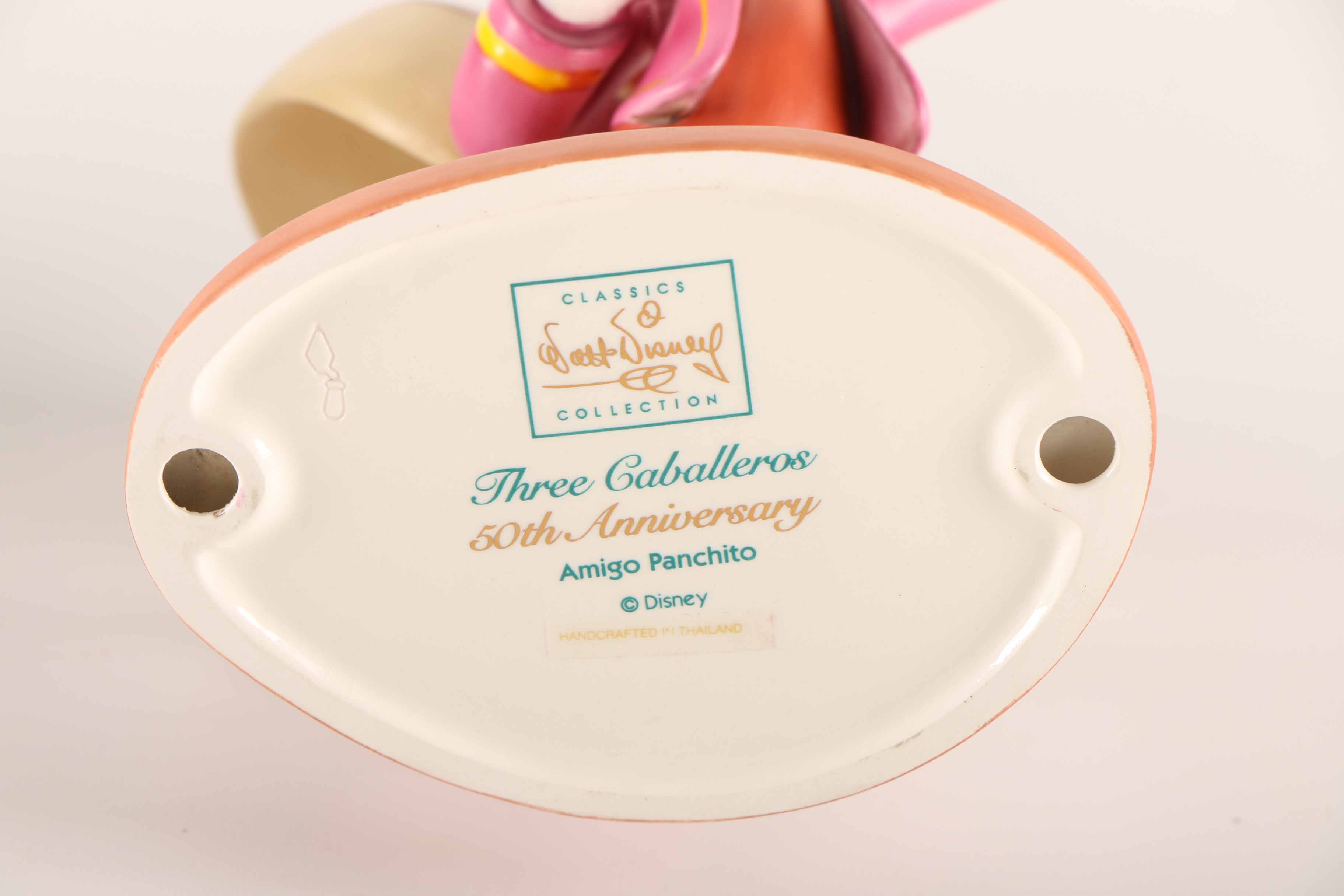 Disney Amigo Panchito Ceramic Figurine with Original Packaging