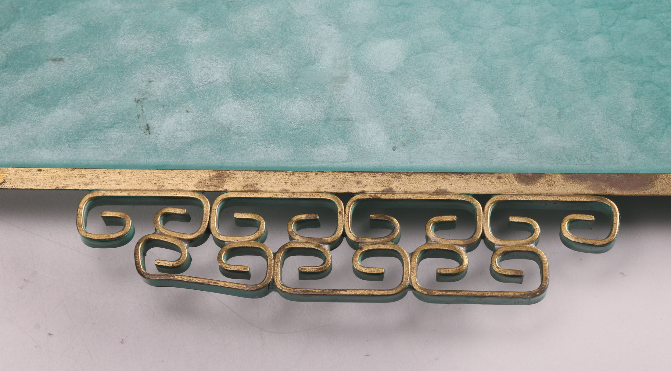 Circa 1950s "Moiré Glaze" Kyes Serving Tray