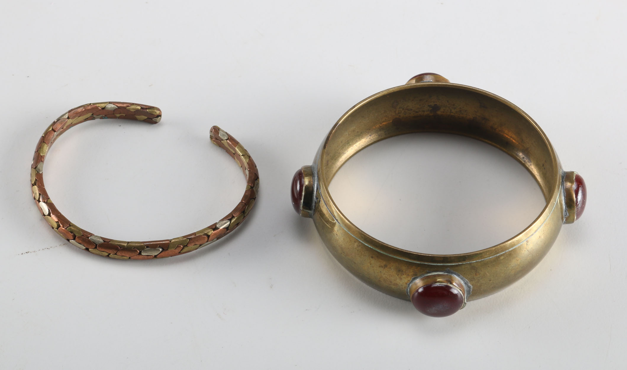 Assortment of Vintage Brass Jewelry