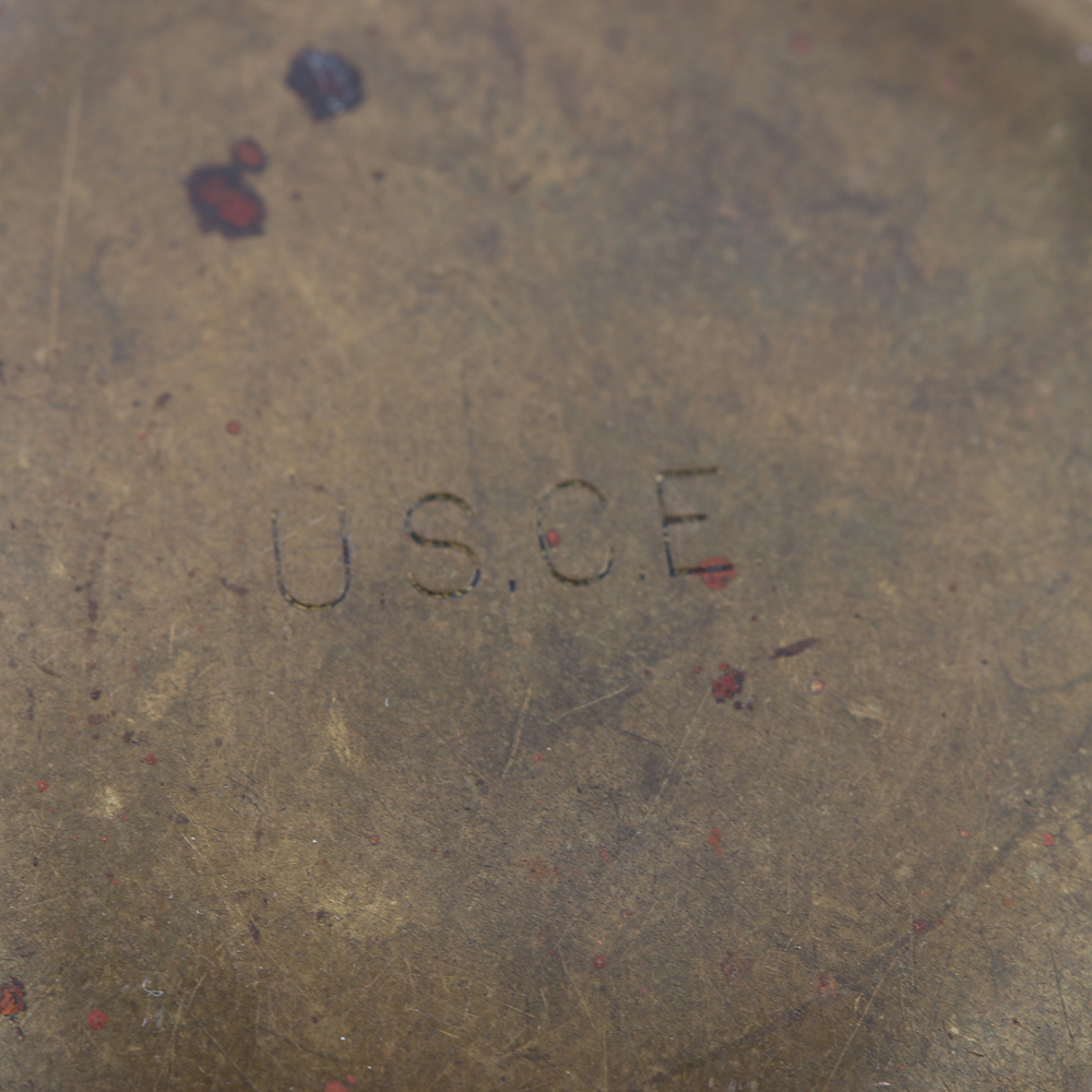 Antique Copper Bracelet and Compass