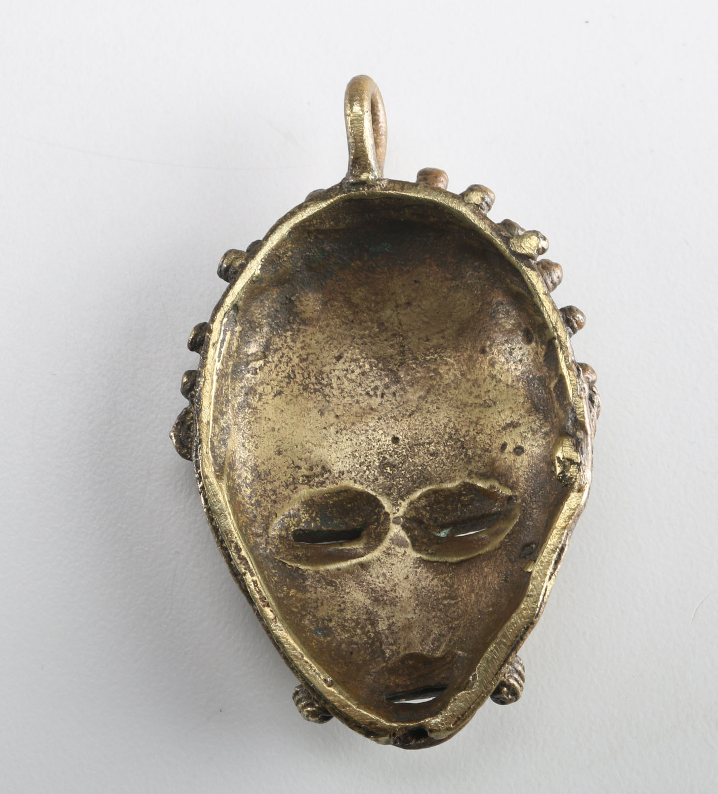 Brass Mask Pendant